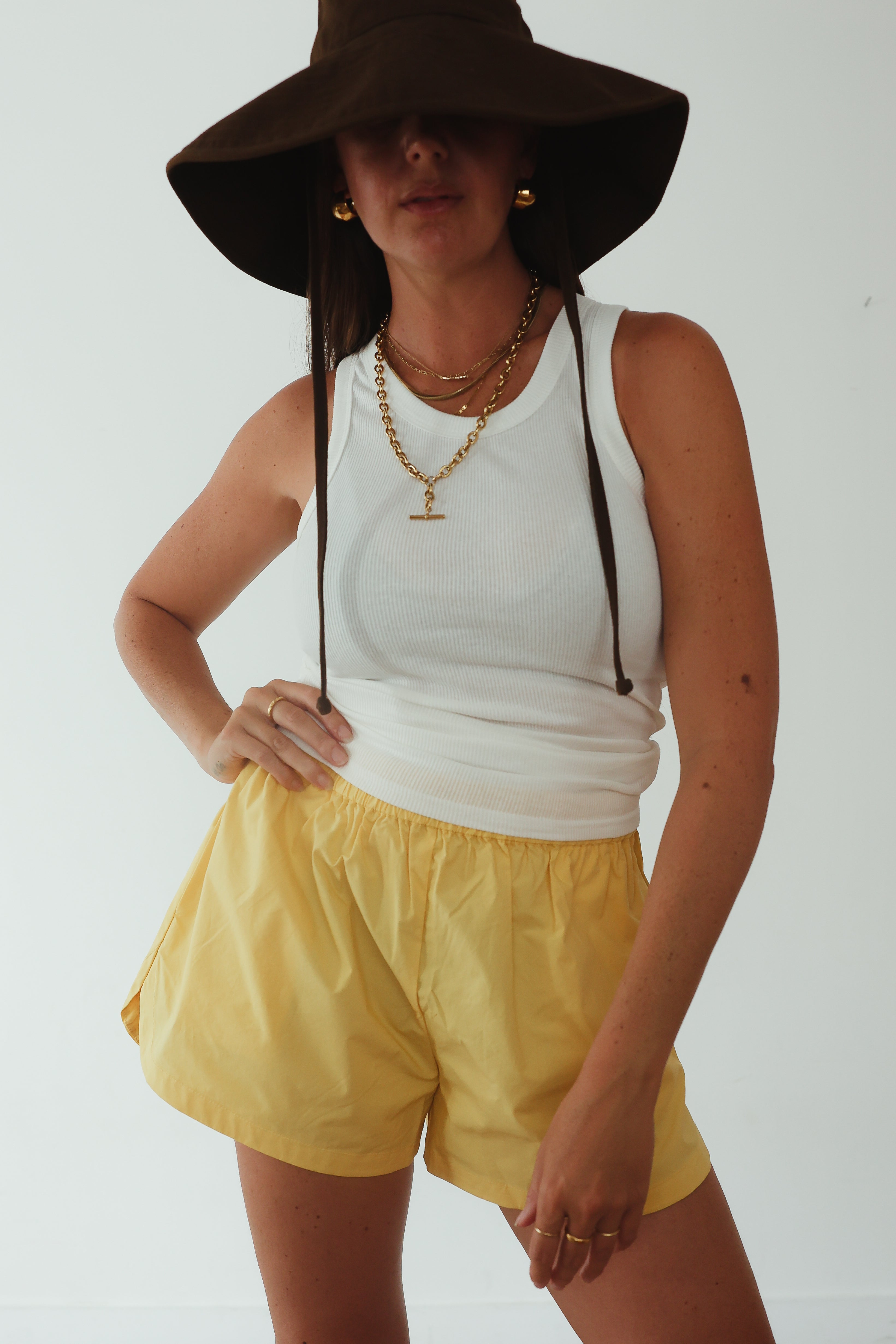 By Billie - Rib Tank White