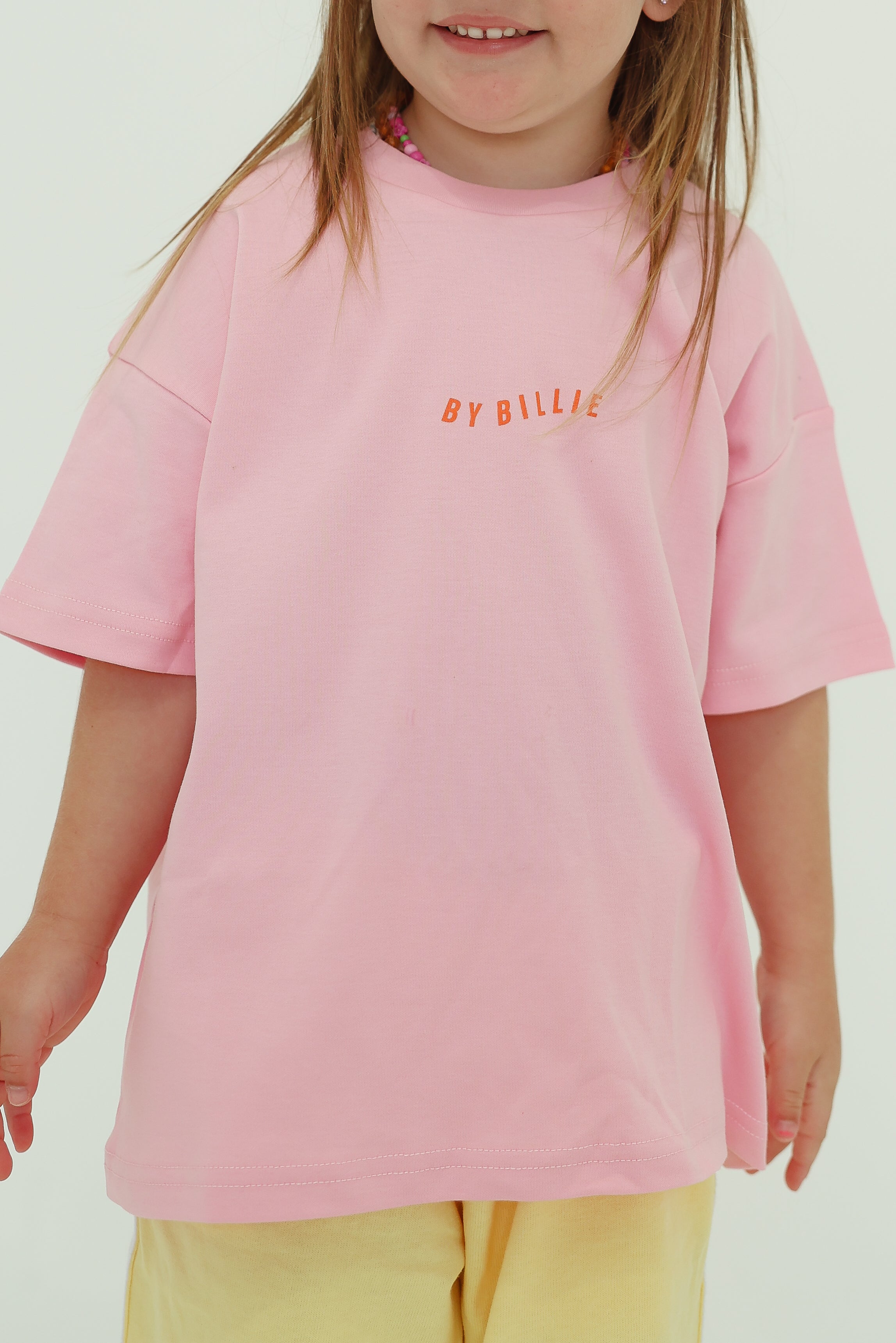 By Billie - Organic Cotton Wave Tee Pink