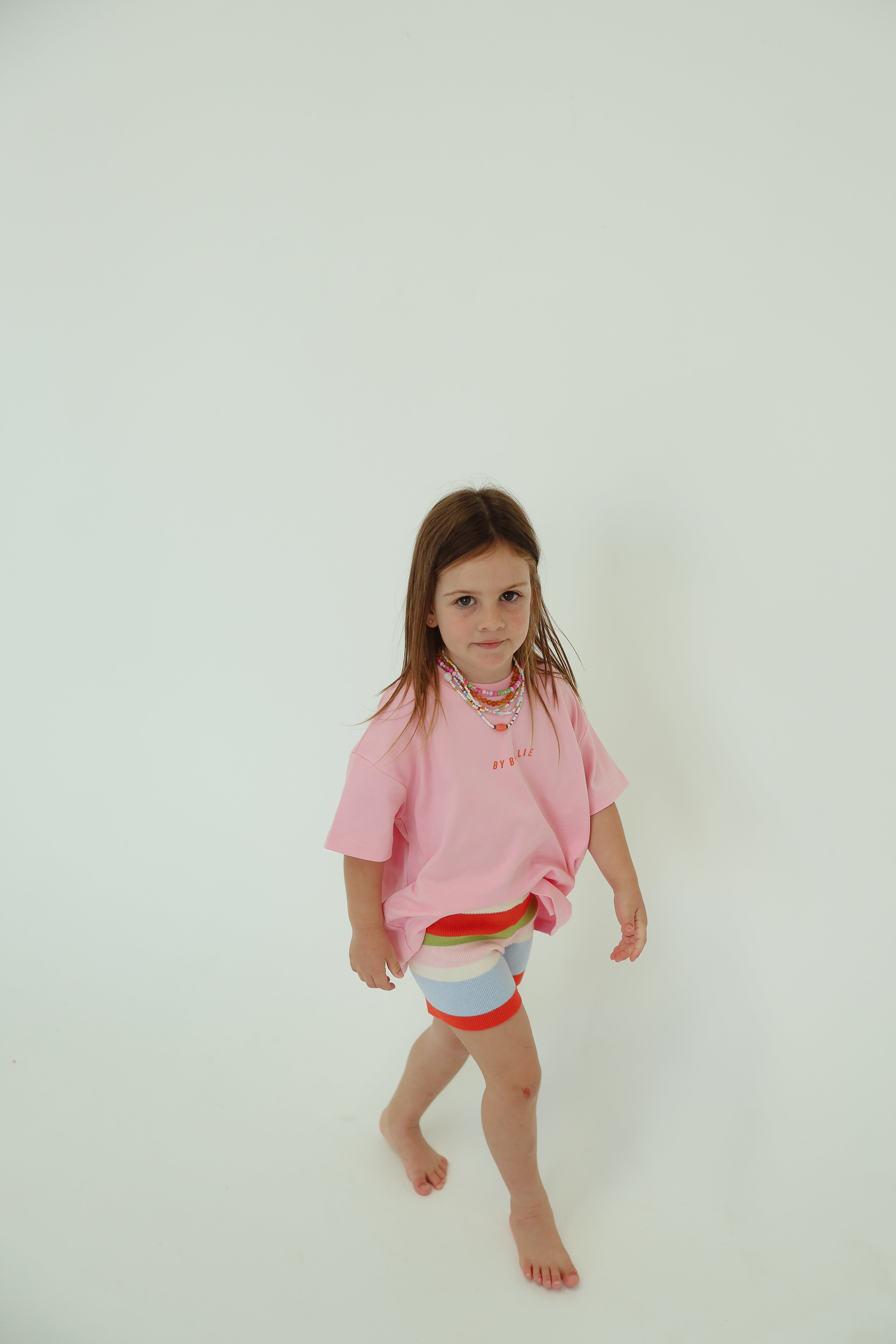 By Billie - BB Knit Shorts Stripe