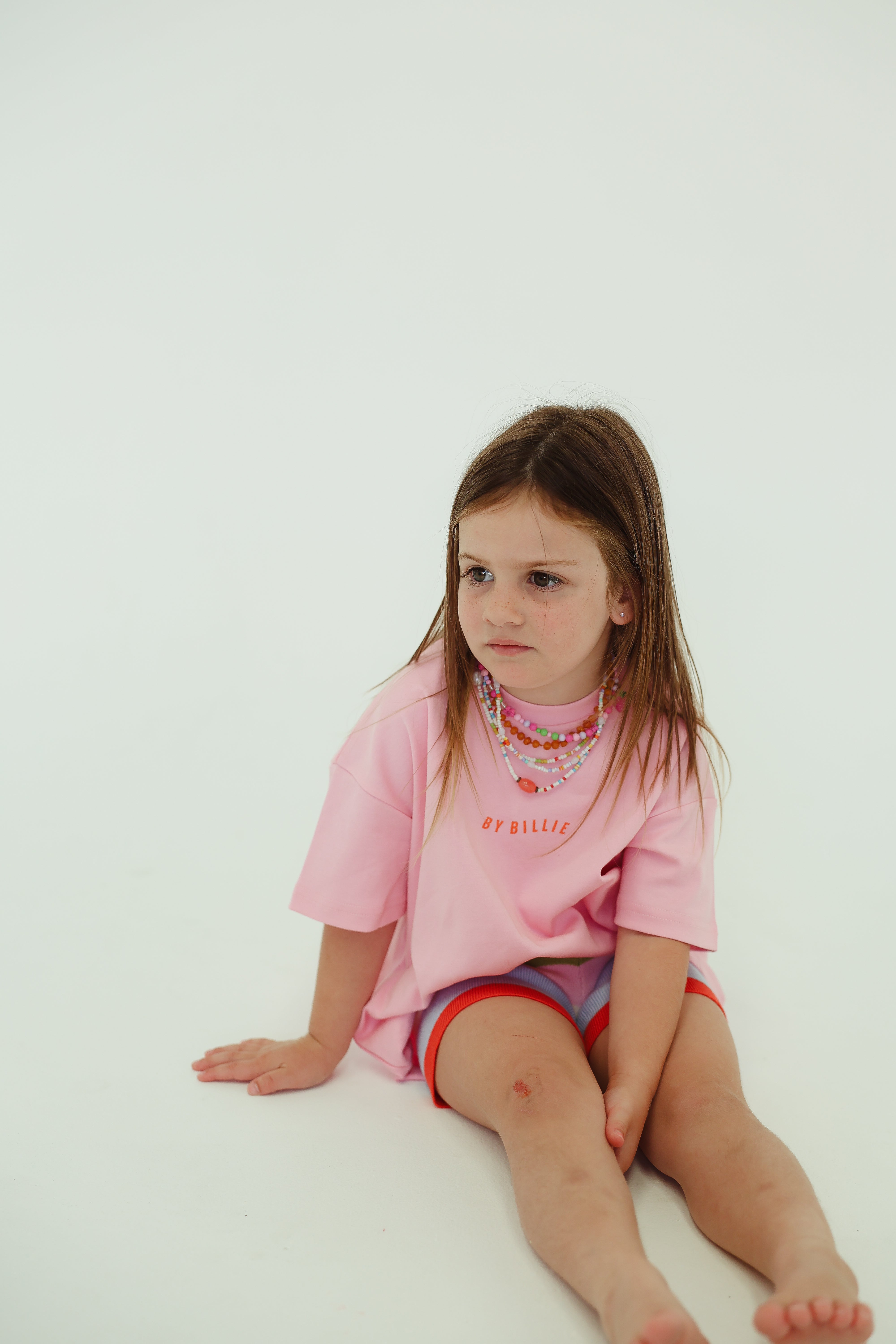By Billie - Organic Cotton Wave Tee Pink