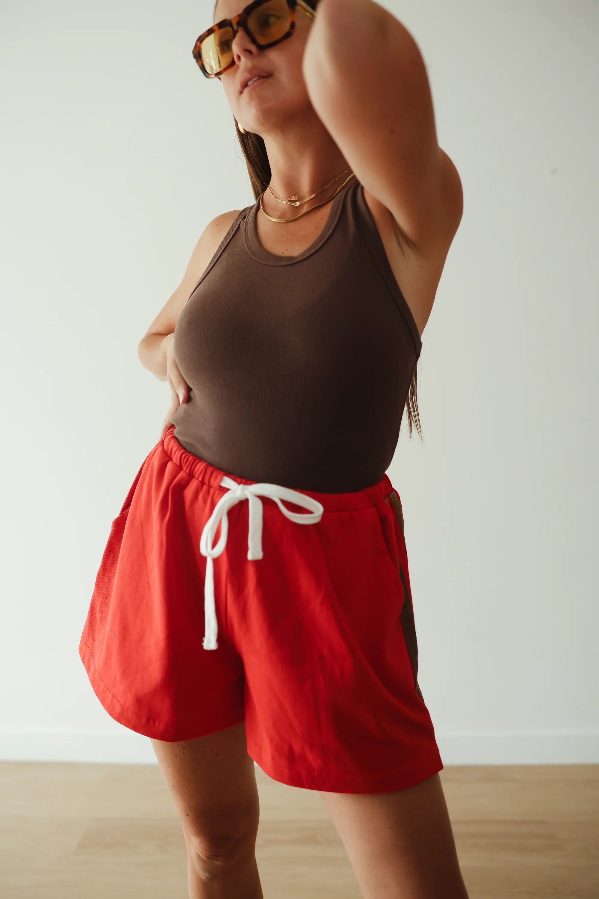 By Billie - Rib Tank Walnut Brown