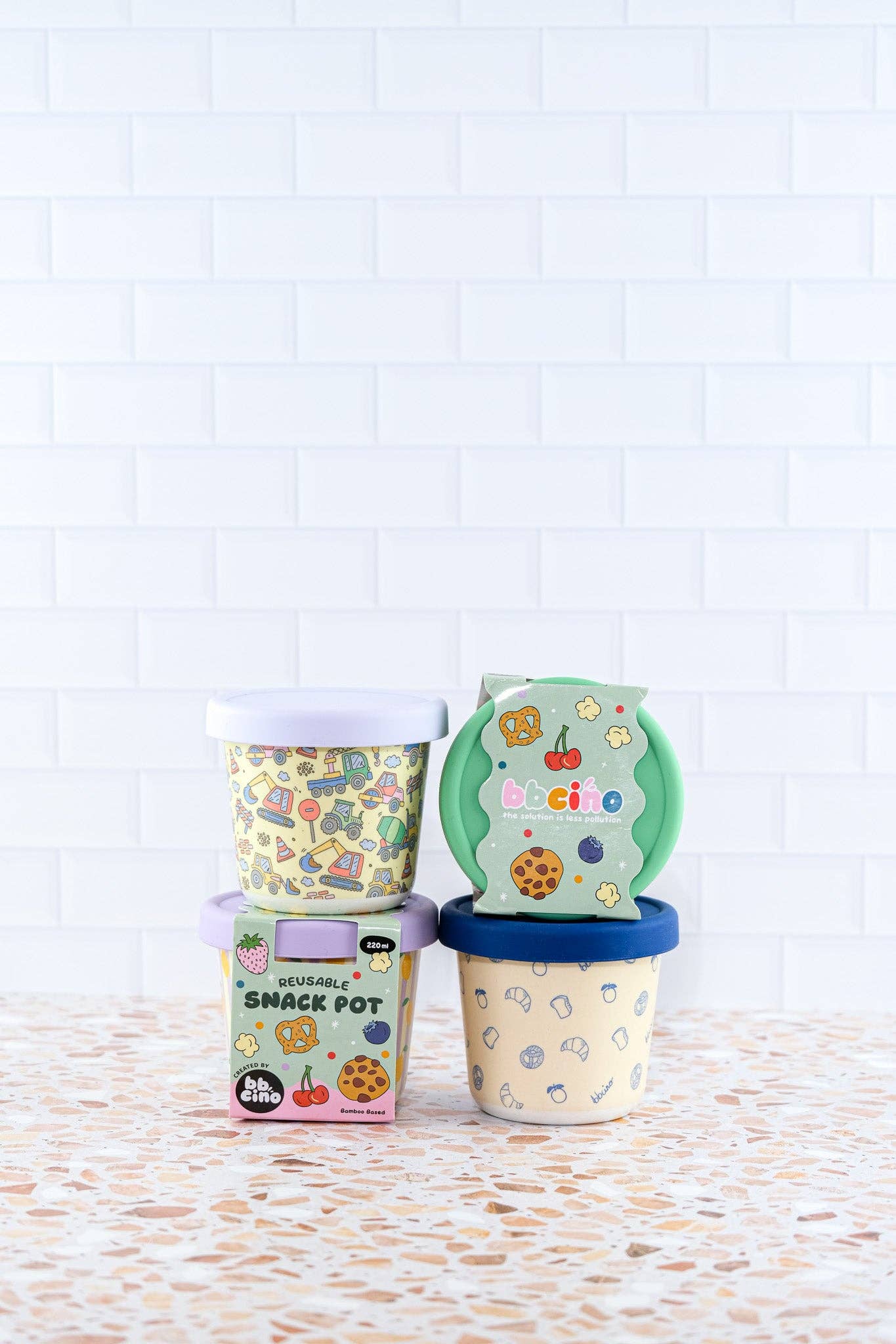 BBcino - Reusable Bamboo-Based Snack Pot Dig It