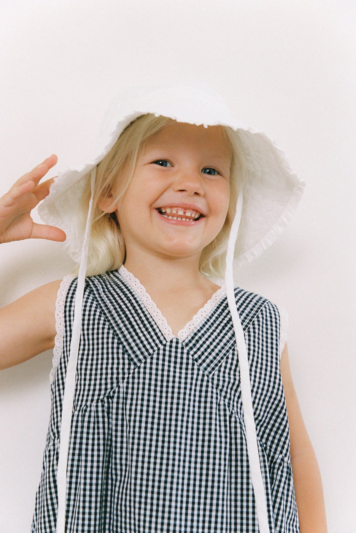 Juni Flora Sun Hat Blanc