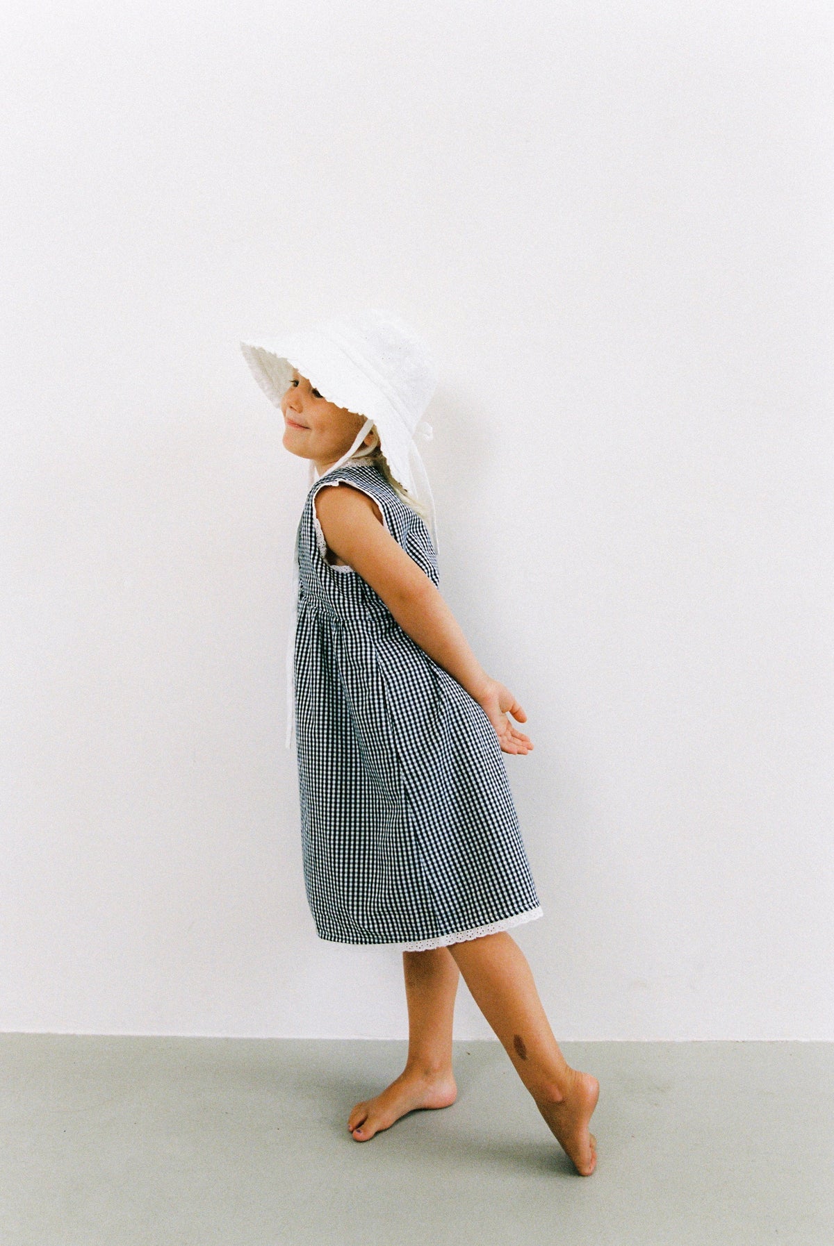 Juni Flora Sun Hat Blanc