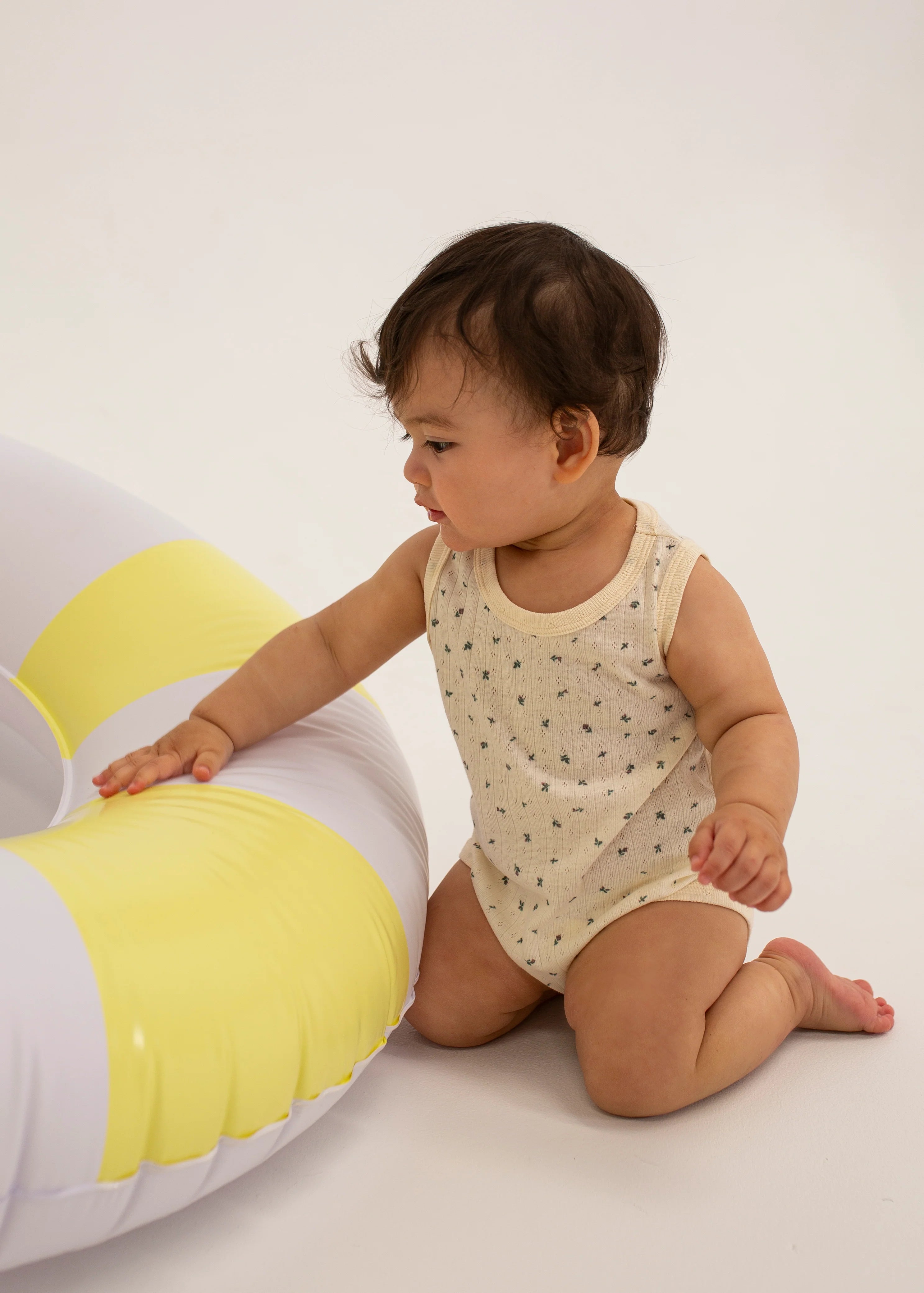 Tiny Trove - Luca Rib Pointelle Bodysuit Floral