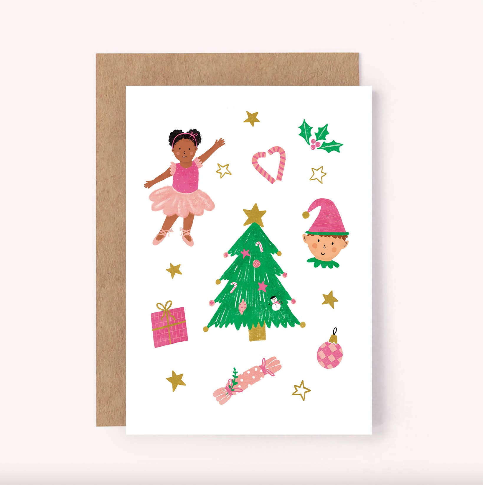 Lauren Sissons Studio - Festive Feeling Christmas Greeting Card