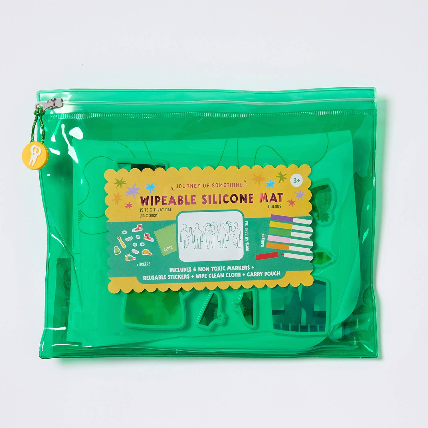 Journey Of Something - Wipeable Silicone Colouring Mat Friends