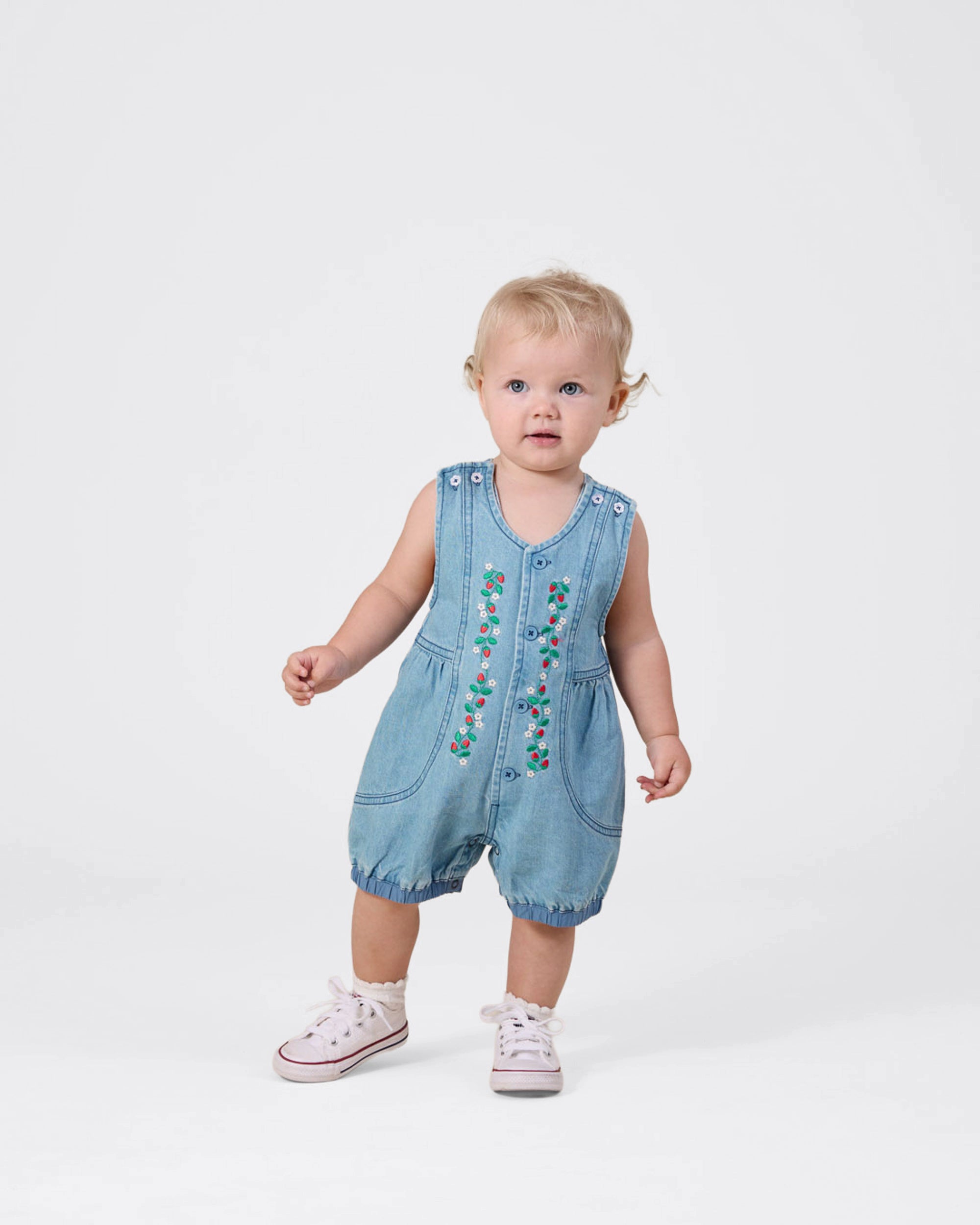 Goldie + Ace - Wild Strawberry Nina Romper