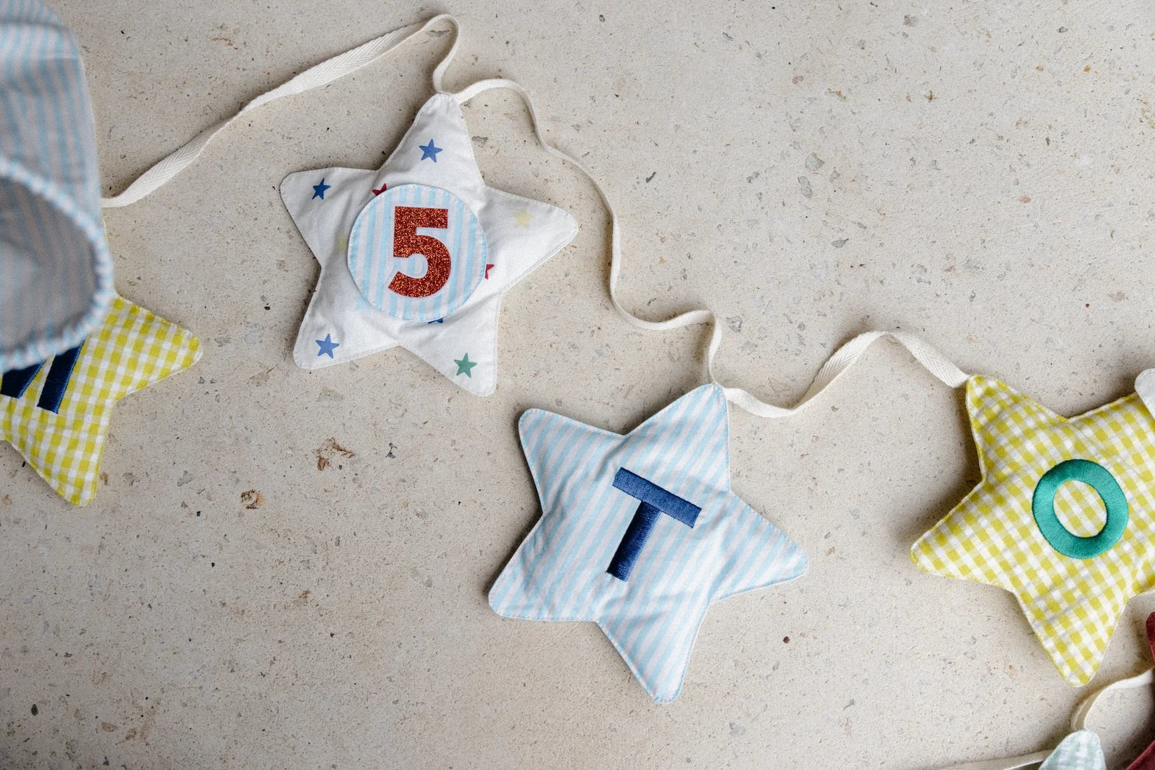 The Wholesome Store - Birthday Banner Stars