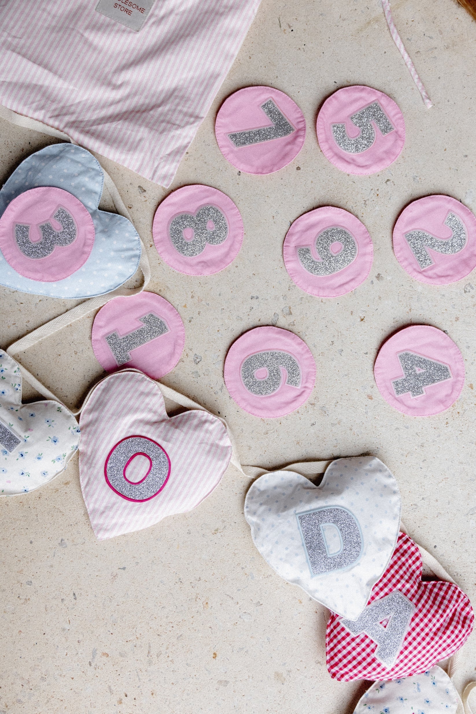 The Wholesome Store - Birthday Banner Hearts