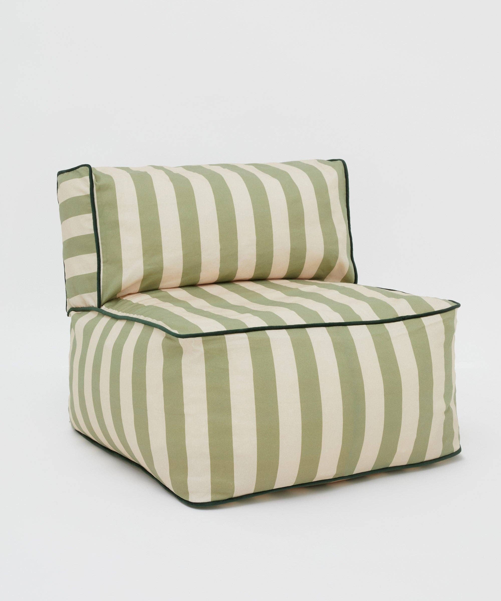 Philé - Striped Toddler Lounger Green