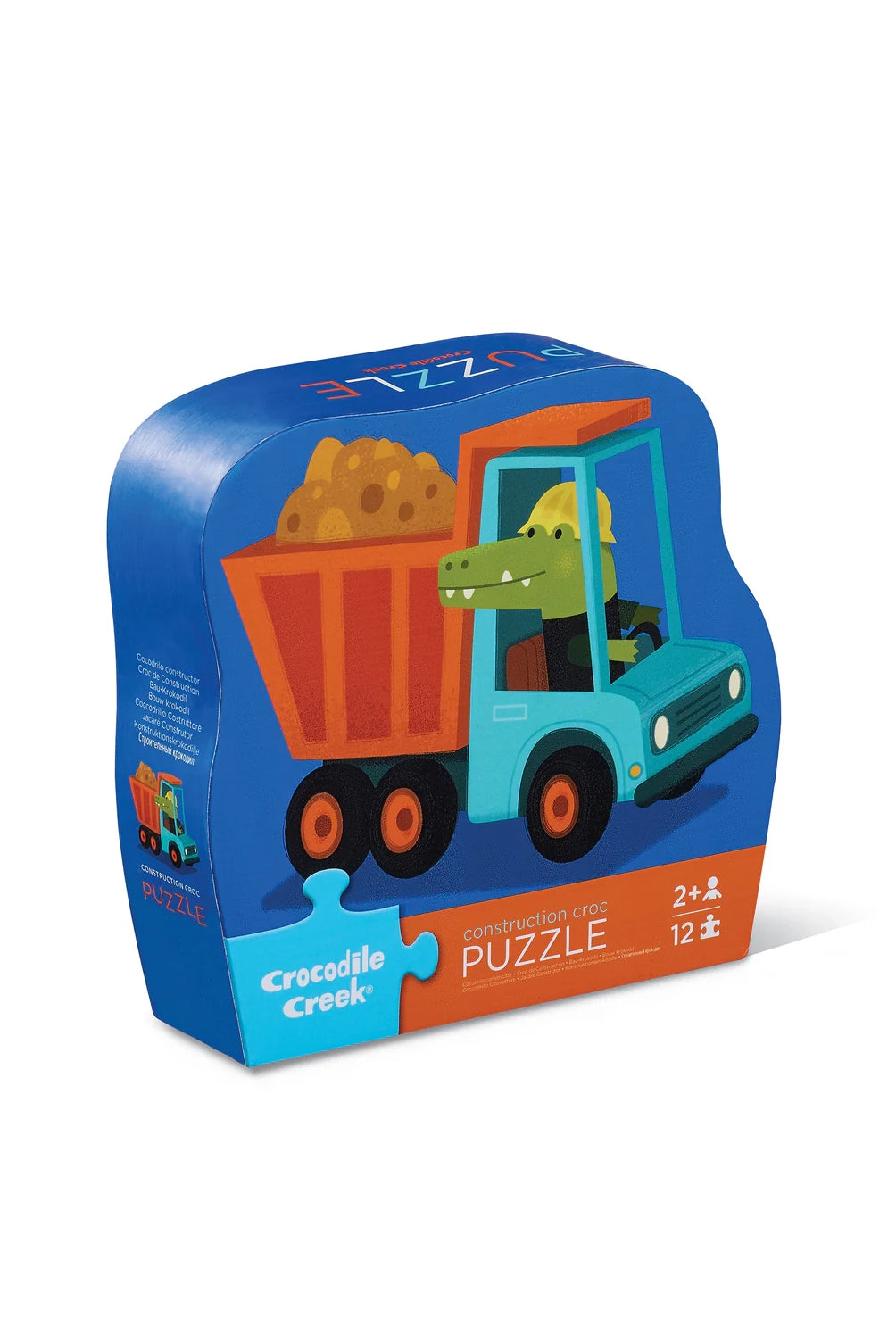 Crocodile Creek - Mini Puzzle 12 pc Construction Croc