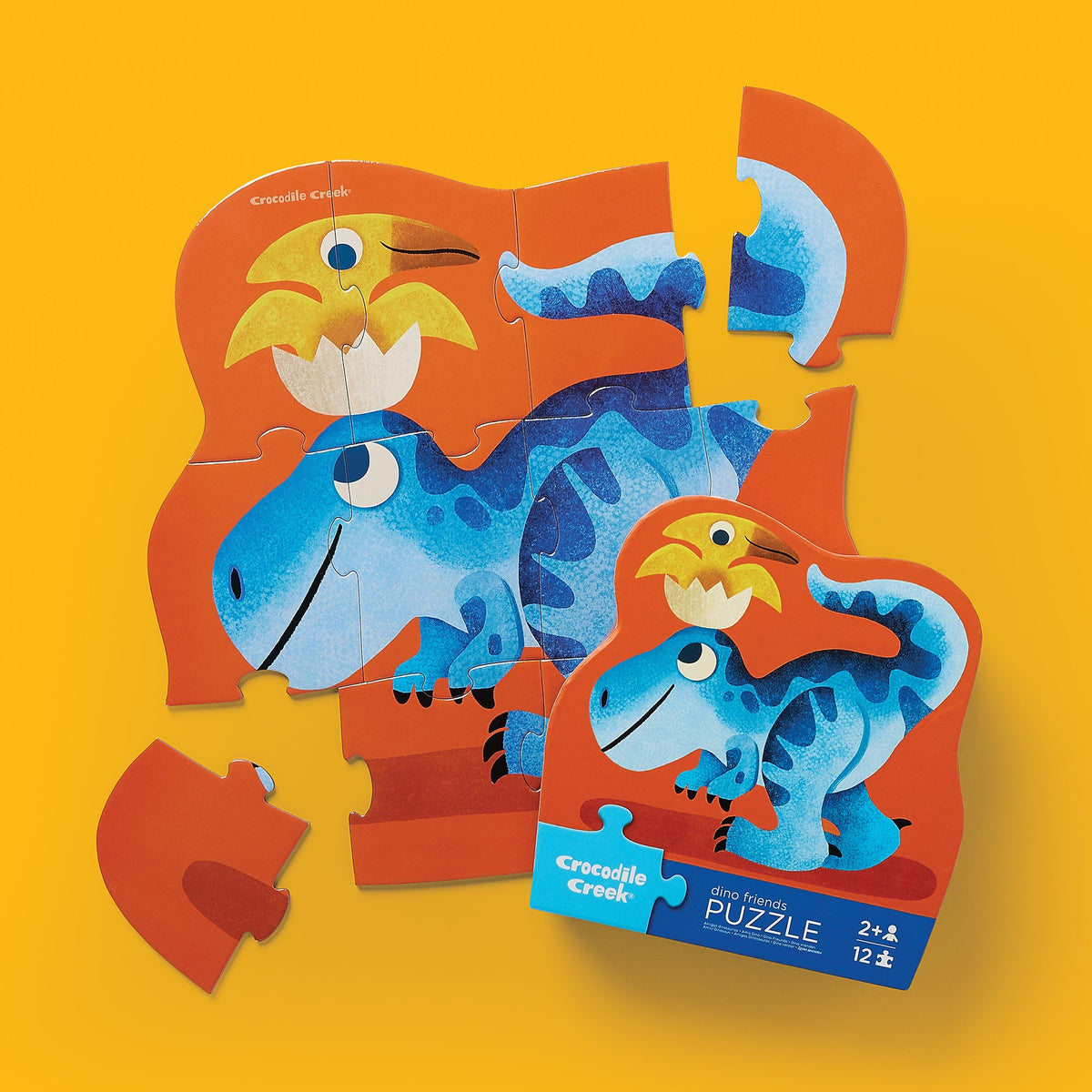 Crocodile Creek - Mini Puzzle 12 pc Dino Friends