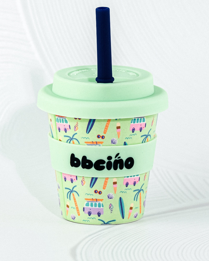 BBcino ~ Reusable Babycino Cup 120ml Beach Bums