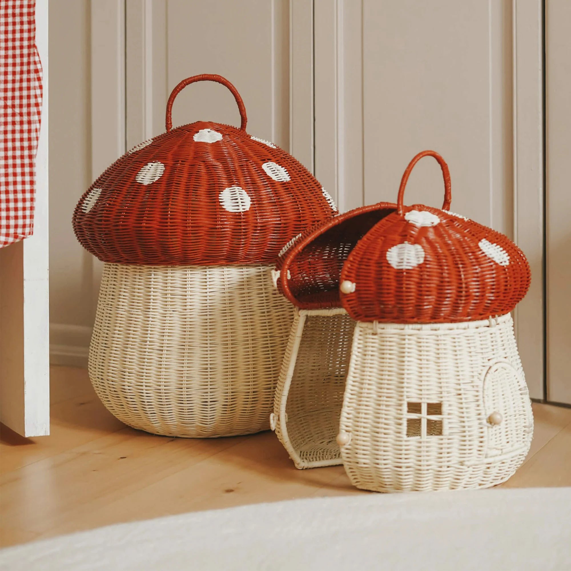 Olli Ella - Mushroom Doll House Red