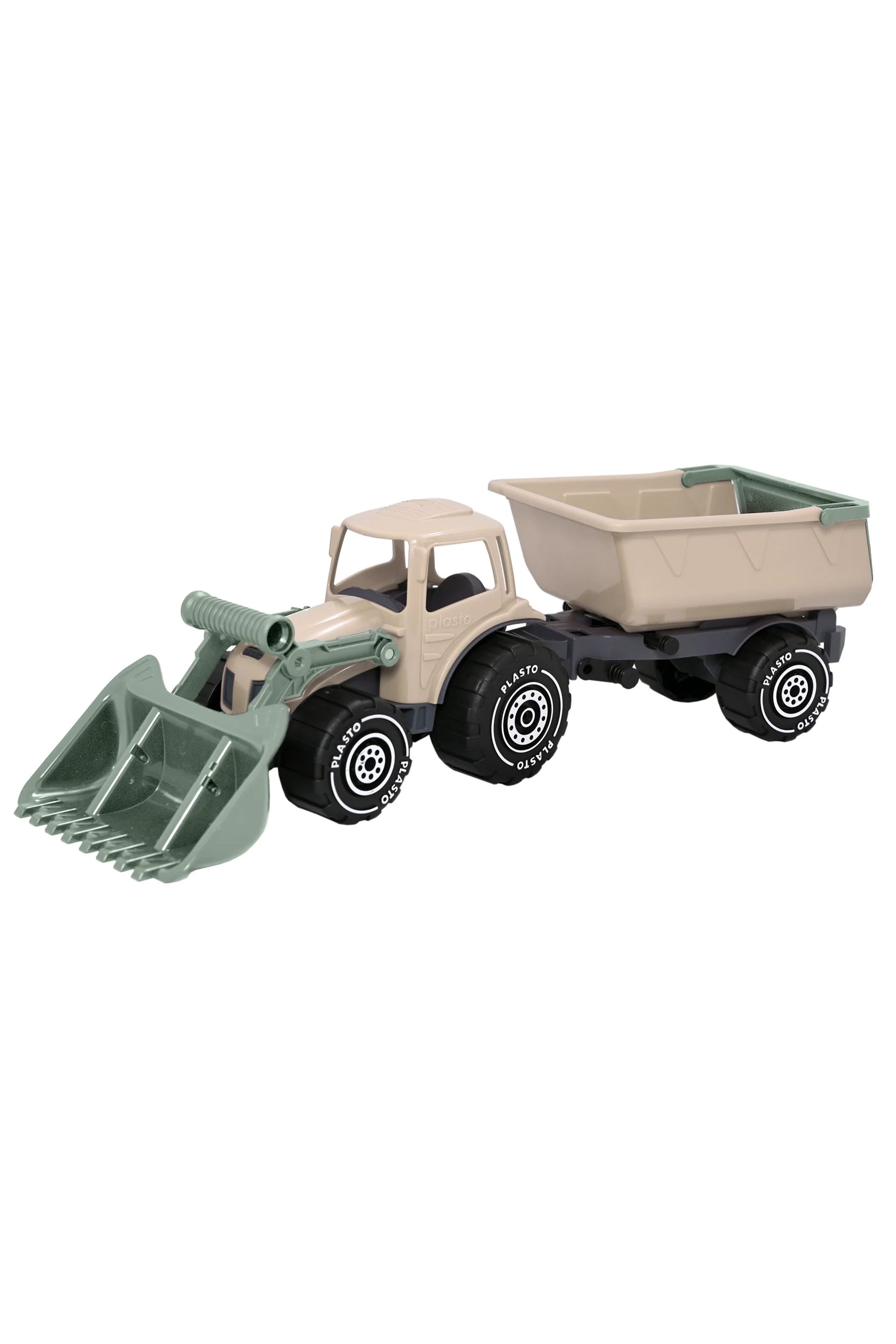 Plasto - Tractor 56.5cm Soft Neutrals
