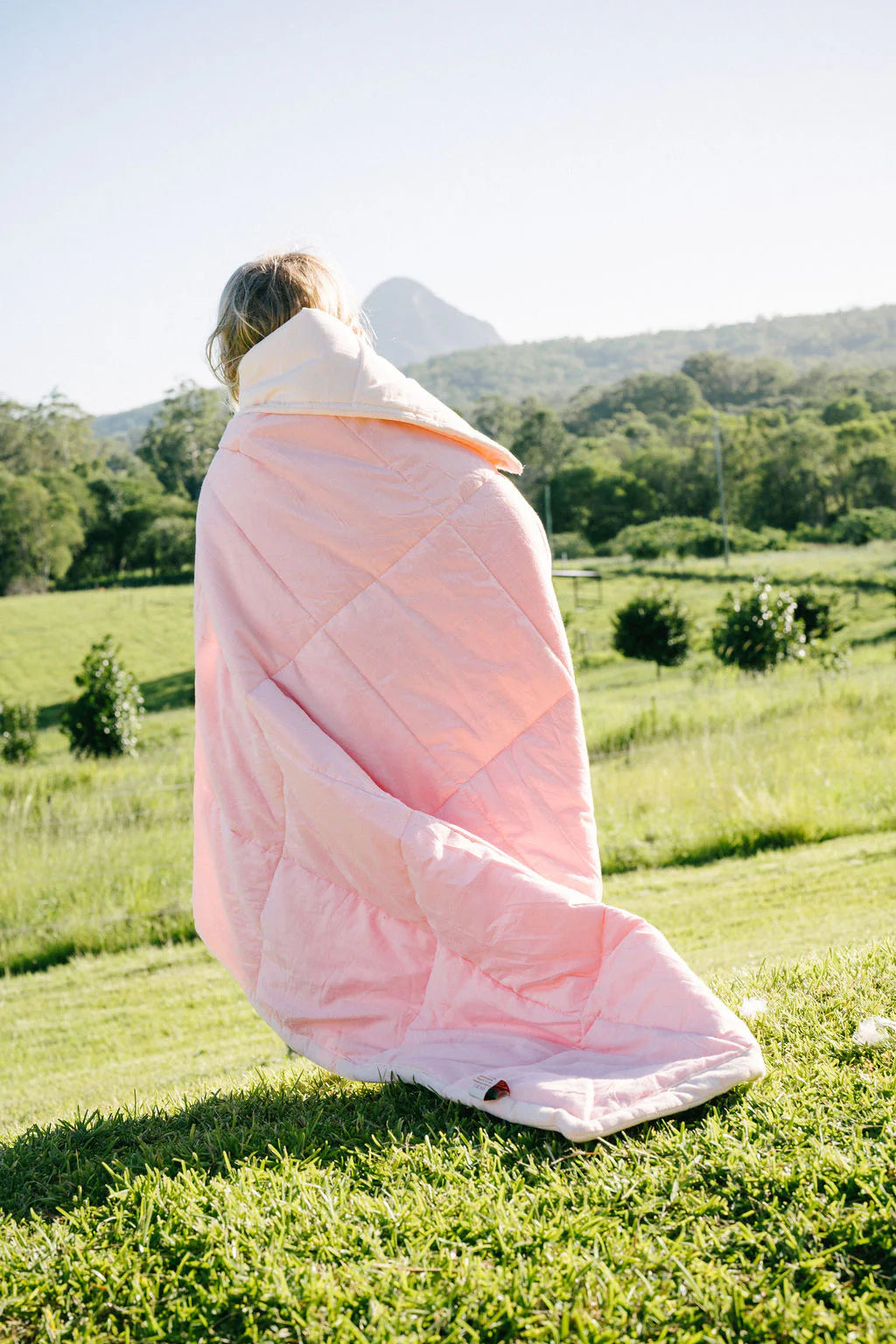 PRE-ORDER Play Linen - Fairy Floss Reversible Quilt Cot