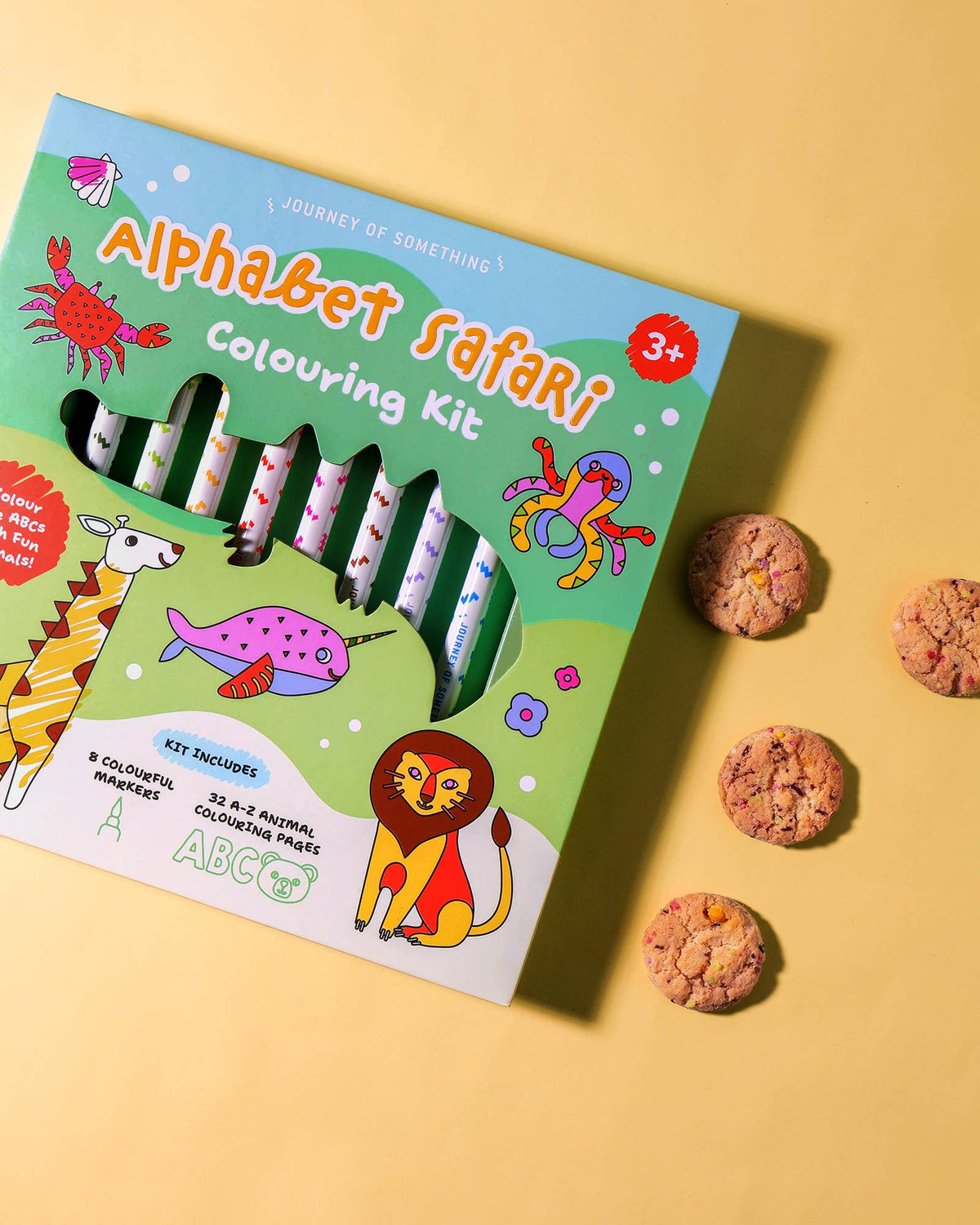 Journey of Something - Alphabet Safari Colouring Kit