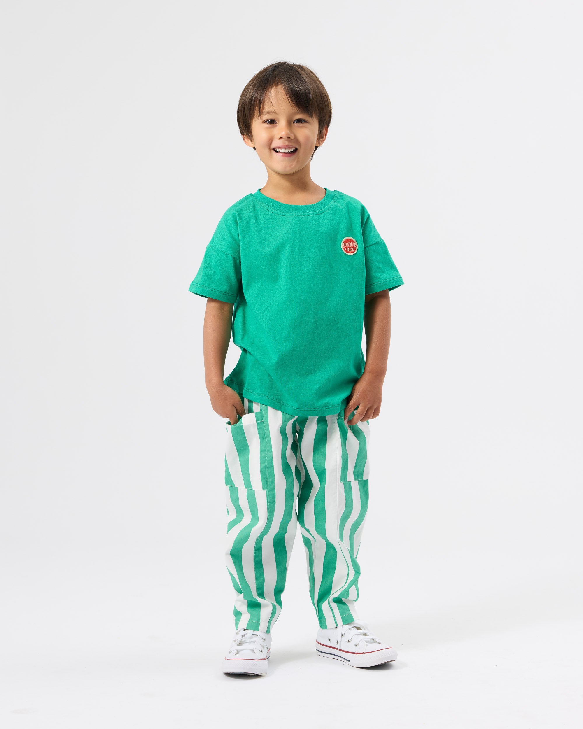 Goldie + Ace - Happy Stripe Lightweight Kit Pocket Pant