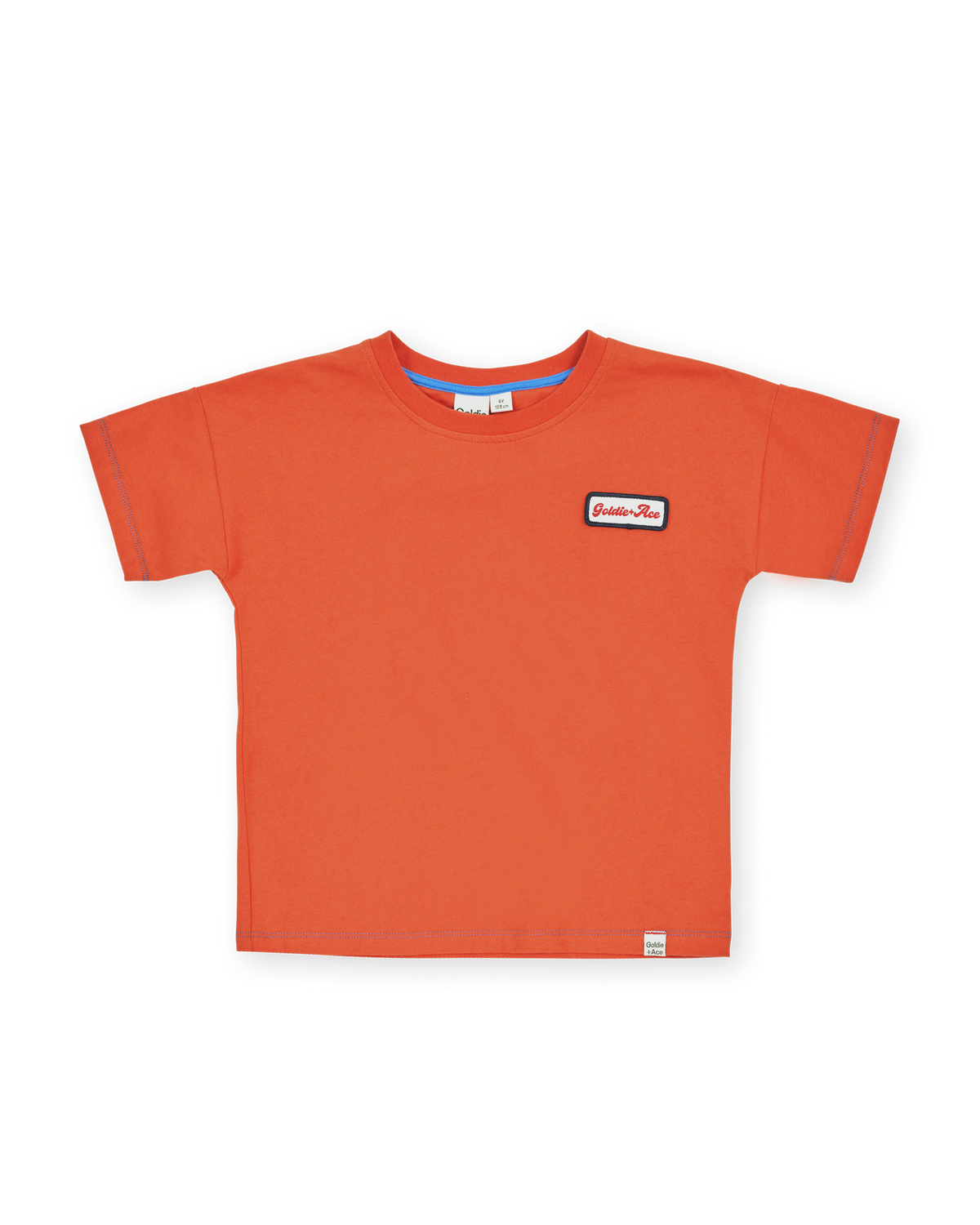 Goldie + Ace - Contrast Stitch T-Shirt Red