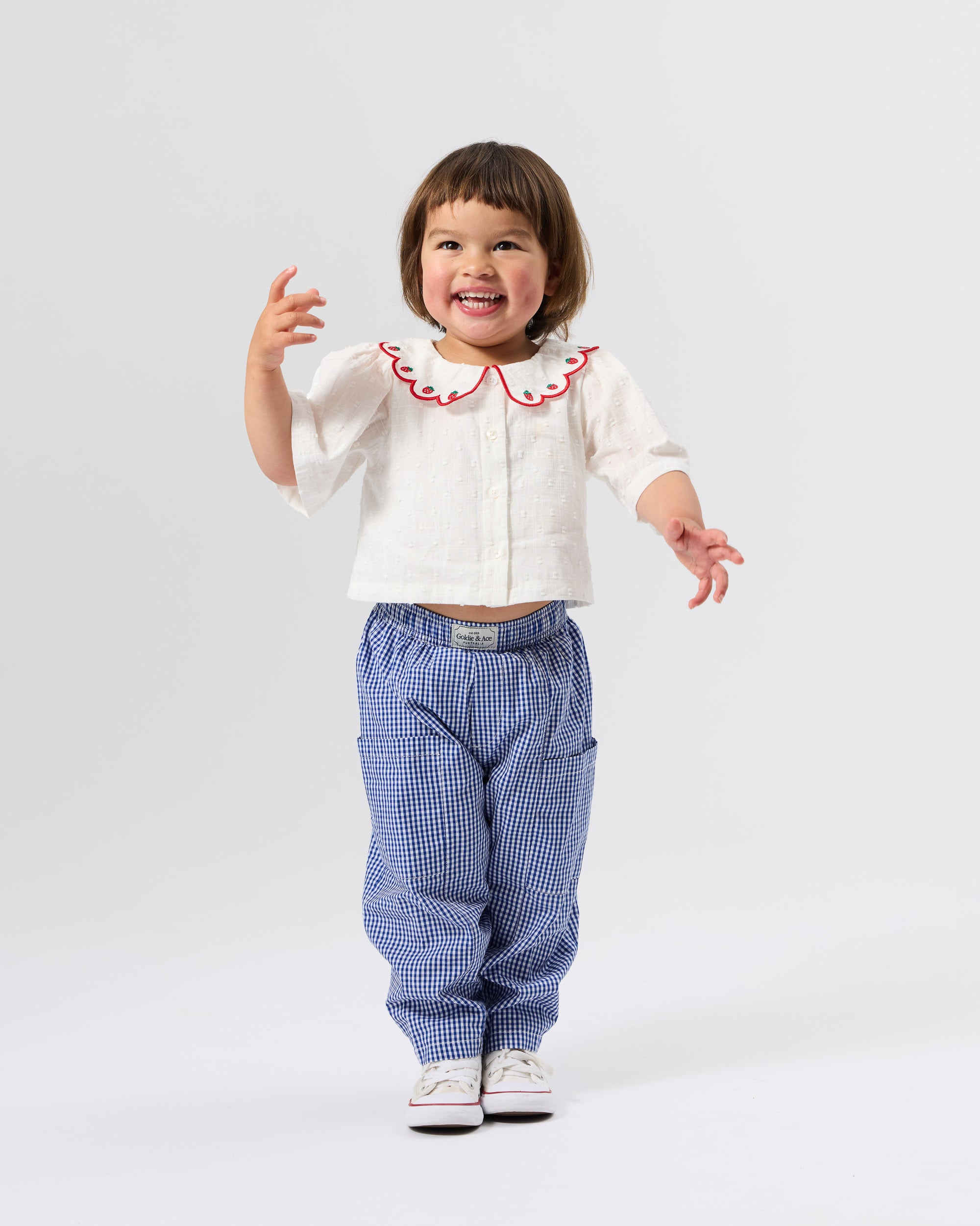 Goldie + Ace - Lightweight Check Kit Pocket Pant