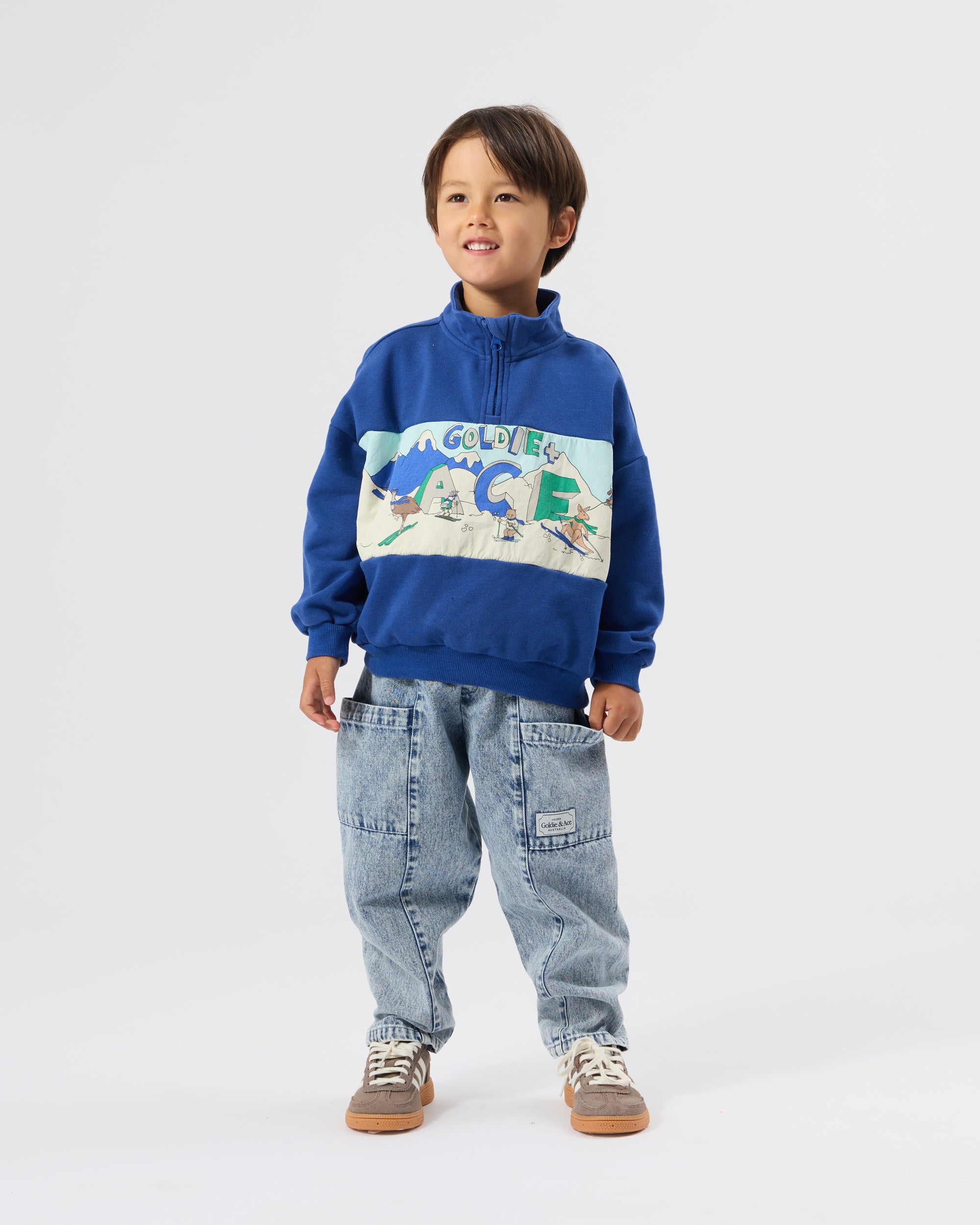 Goldie + Ace - Kit Denim Pocket Pant Light Denim