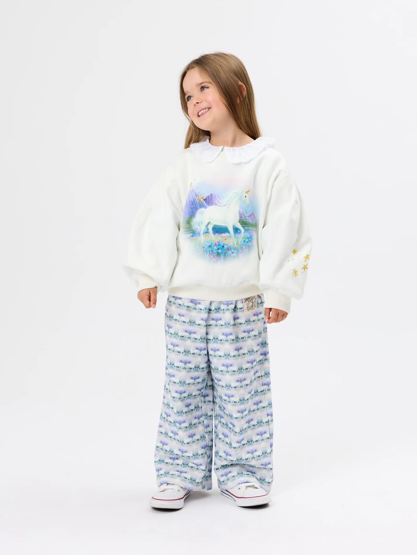 Goldie + Ace - Shirley Barber Unicorn Sweatshirt