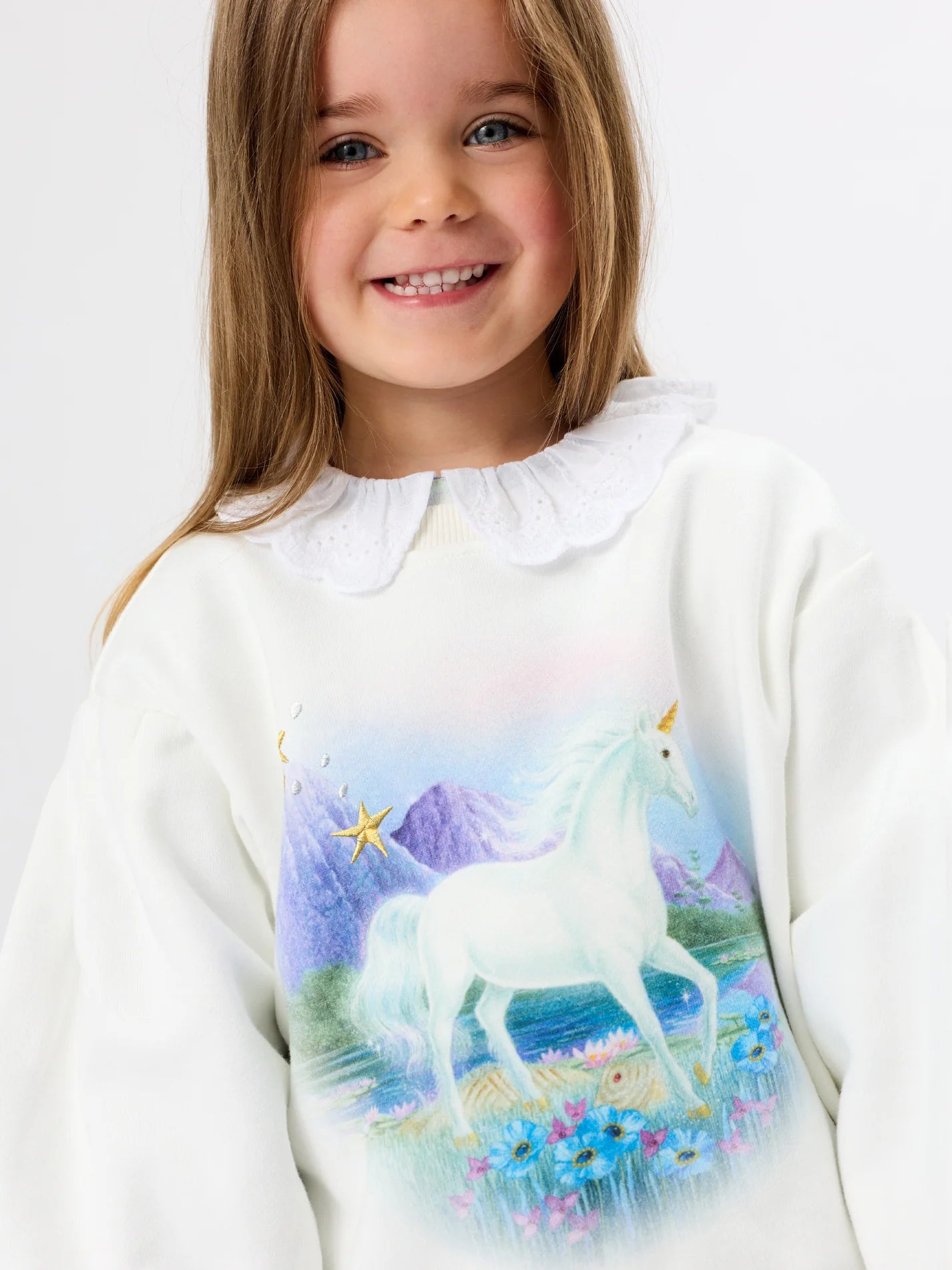 Goldie + Ace - Shirley Barber Unicorn Sweatshirt