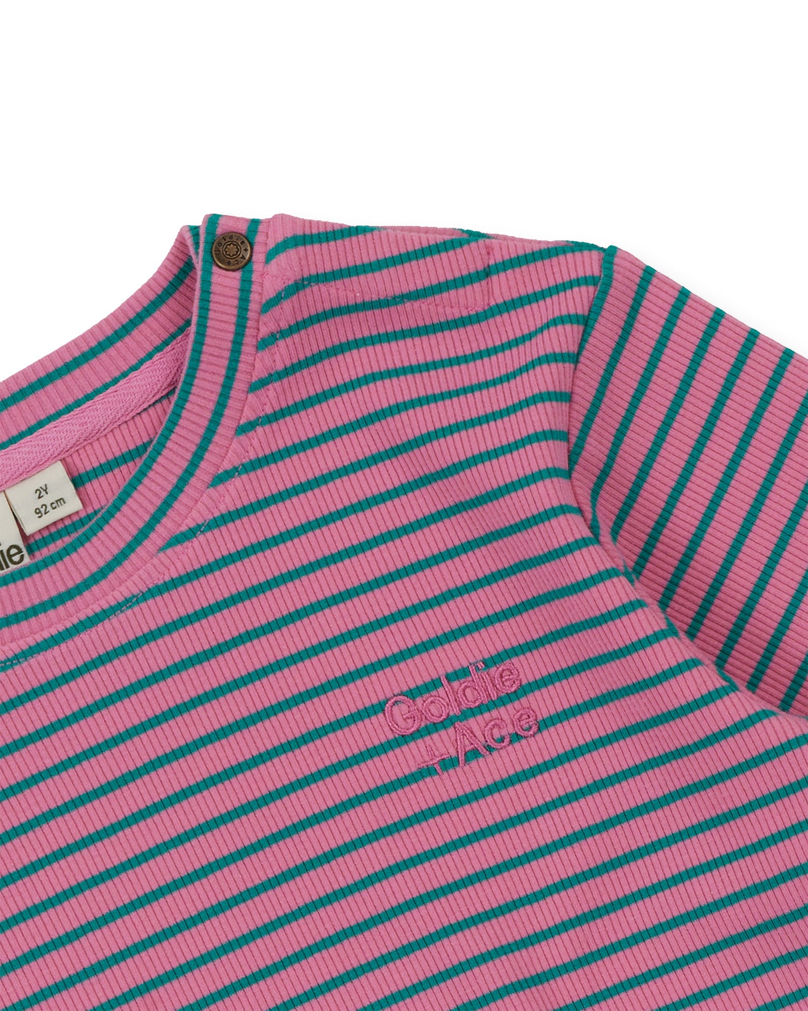 Goldie + Ace - Essential Stripe Rib Top Pink