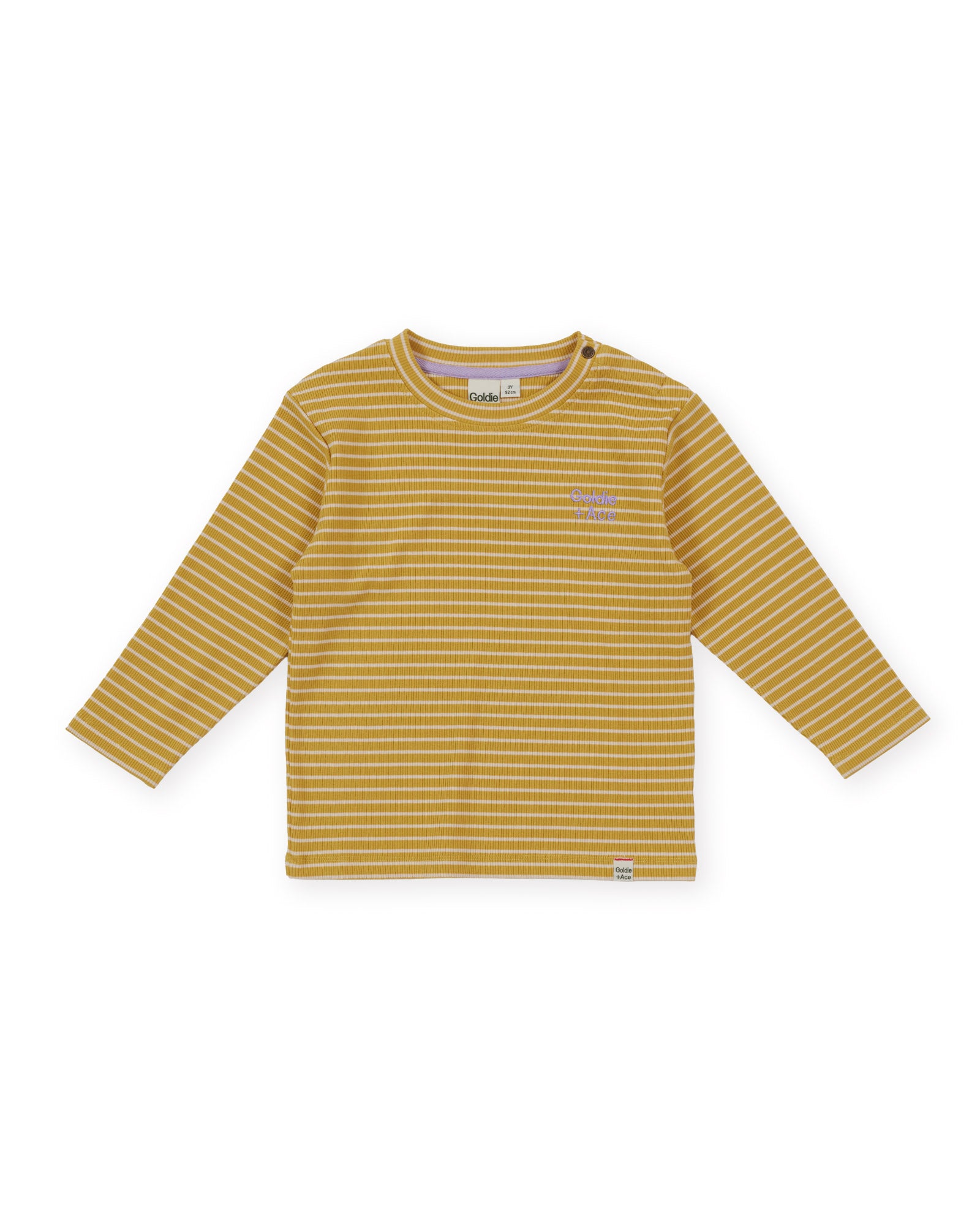 Goldie + Ace - Essential Stripe Rib Top Yellow