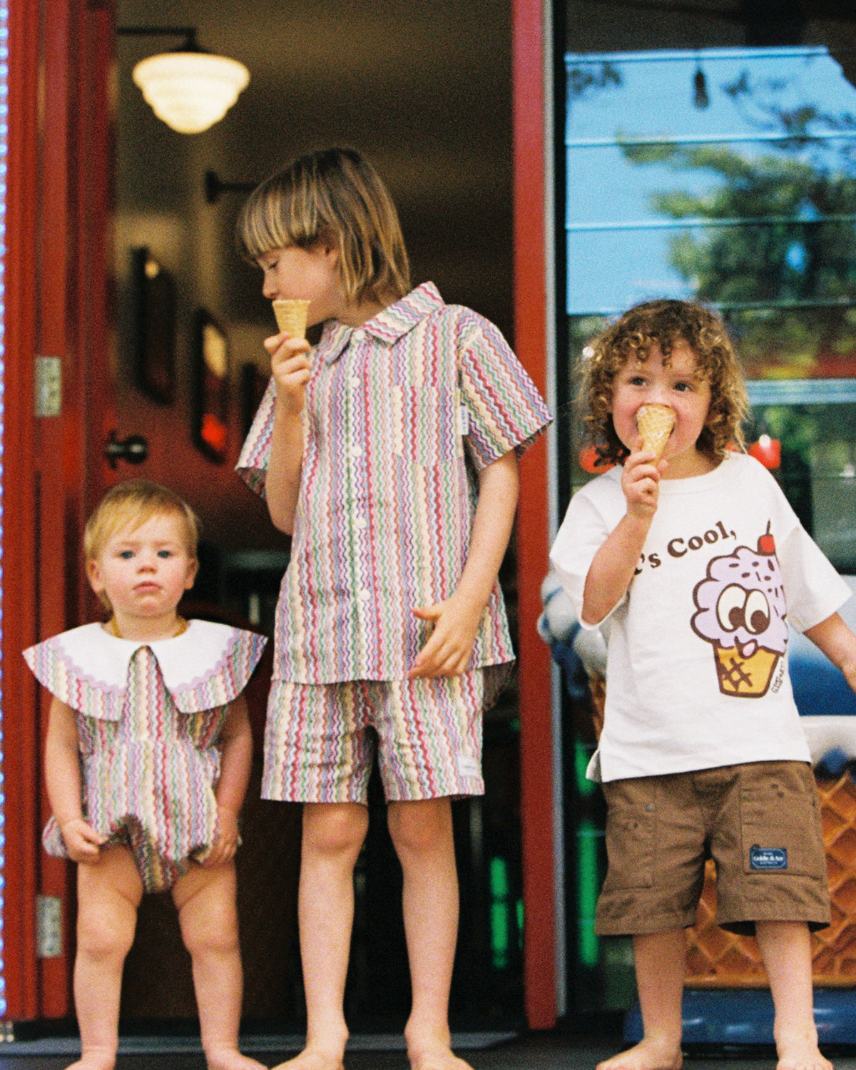 Goldie + Ace - Carpenter Shorts Brown