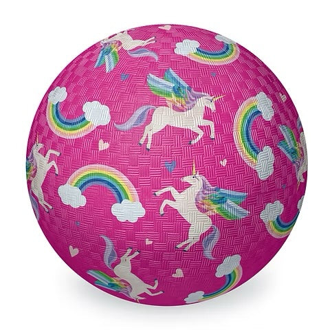 Crocodile Creek - 7 Inch Playground Ball Unicorn Rainbow
