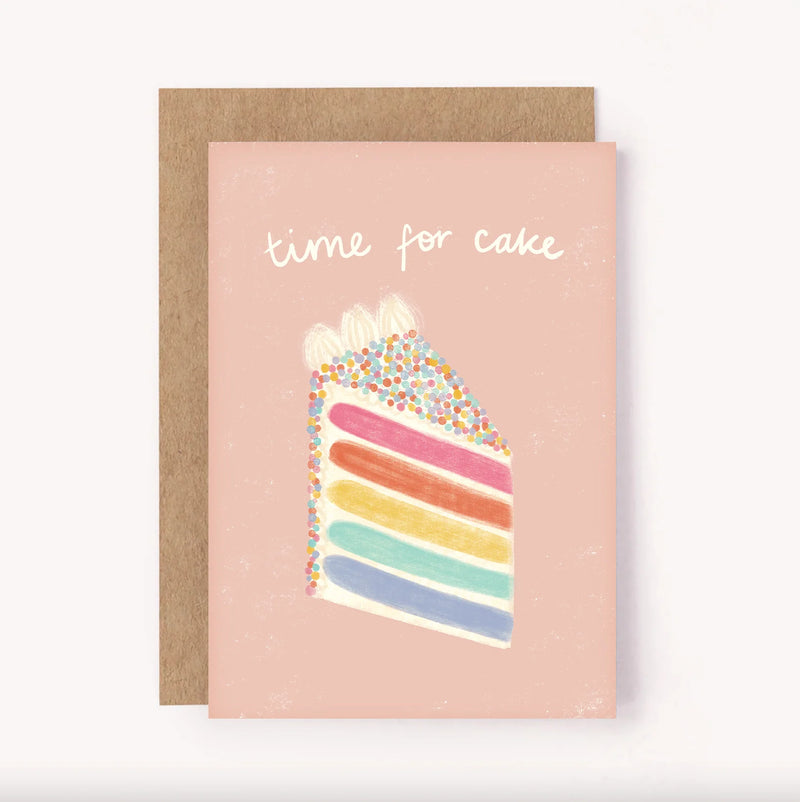Birthday Greeting Card “Time For Cake”