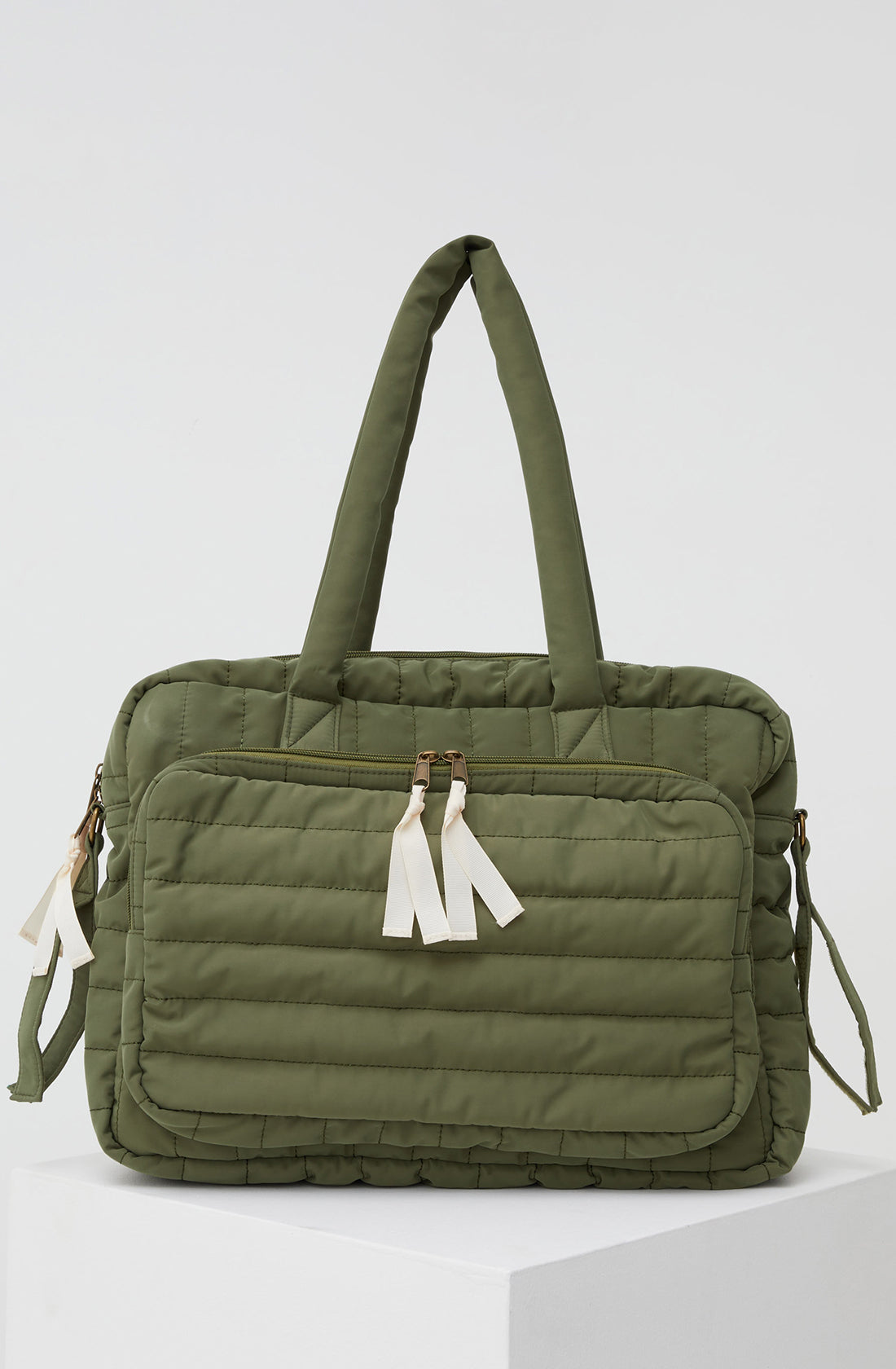 PHILÉ baby bag in khaki.