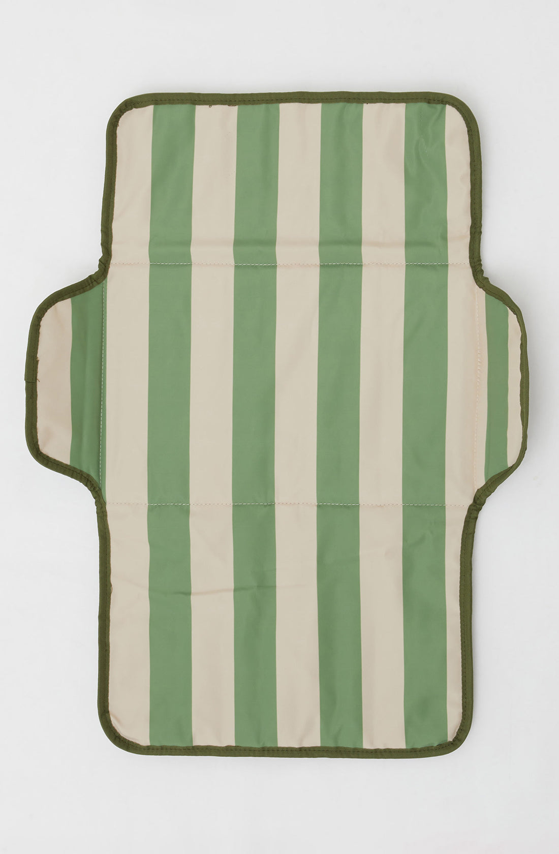 inside of the PHILÉ travel changing mat in khaki.