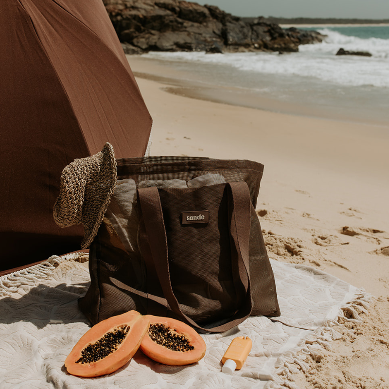 Sande - Beach Hauler™ Mini Beach Bag Espresso
