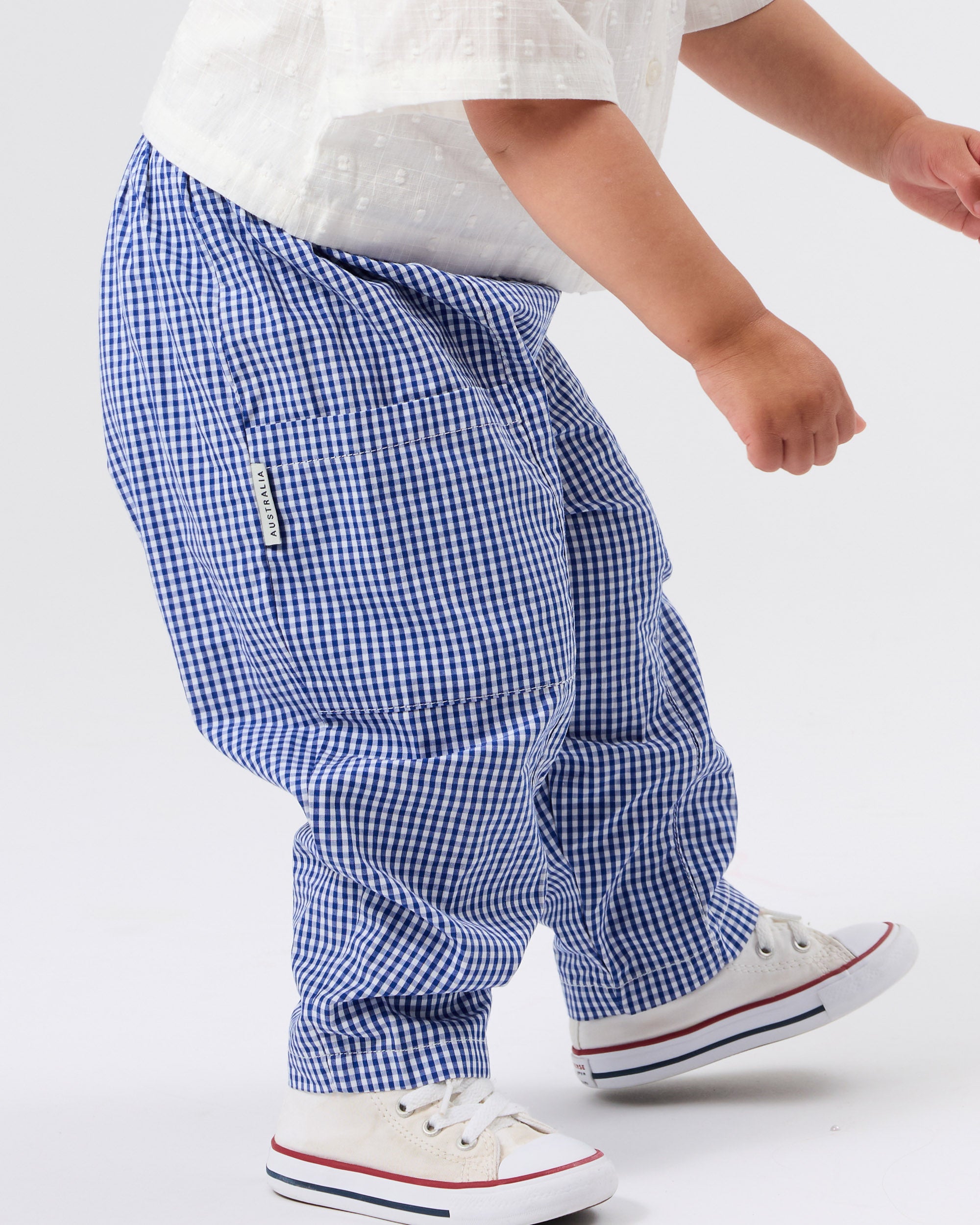 Goldie + Ace - Lightweight Check Kit Pocket Pant