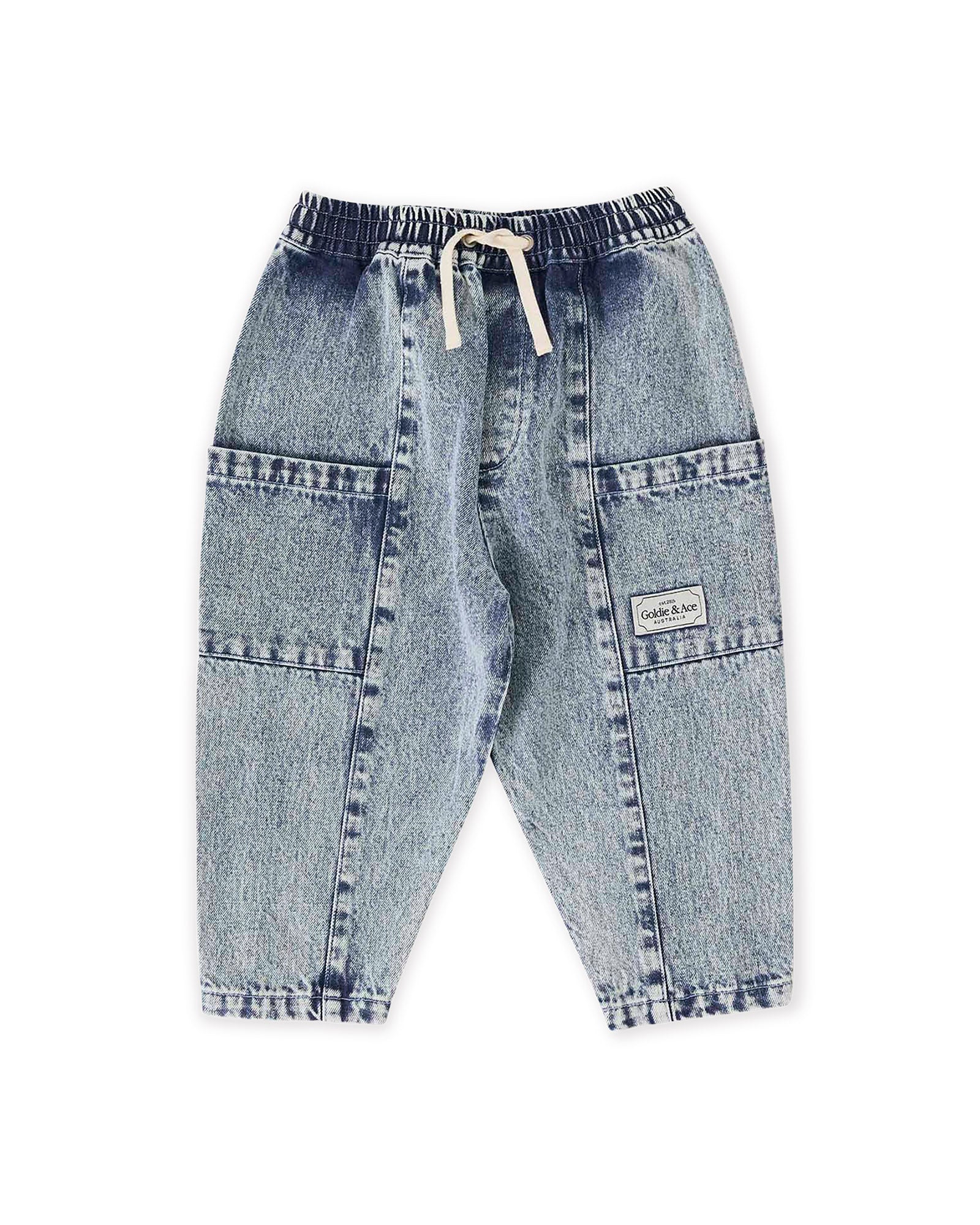 Goldie + Ace - Kit Denim Pocket Pant Light Denim