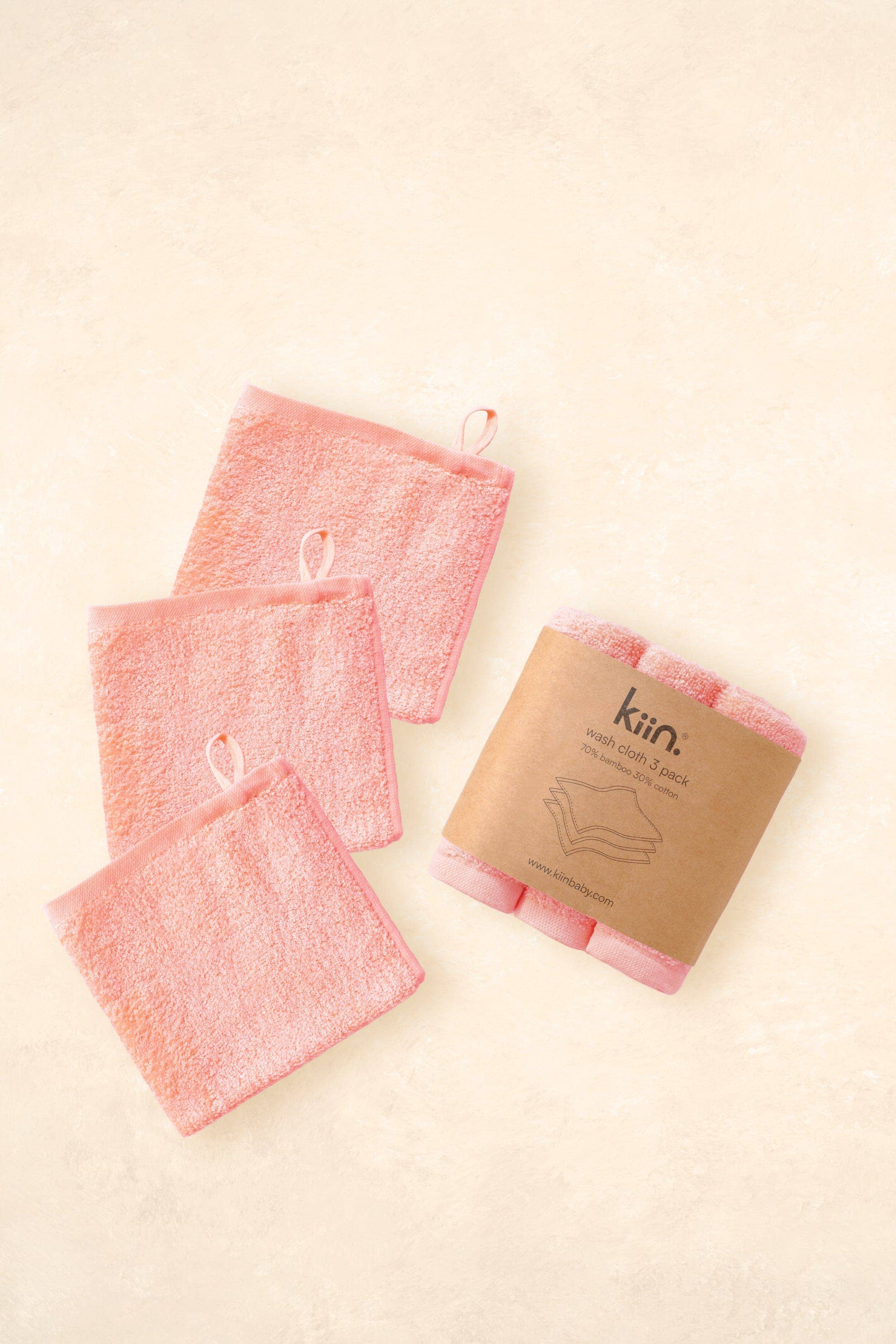 Kiin Baby - Wash Cloths 3 Pack Sage