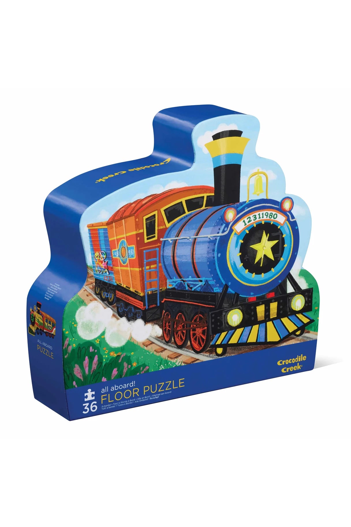 Crocodile Creek - Classic Floor Puzzle 36 pc All Aboard (Foil Stamped)