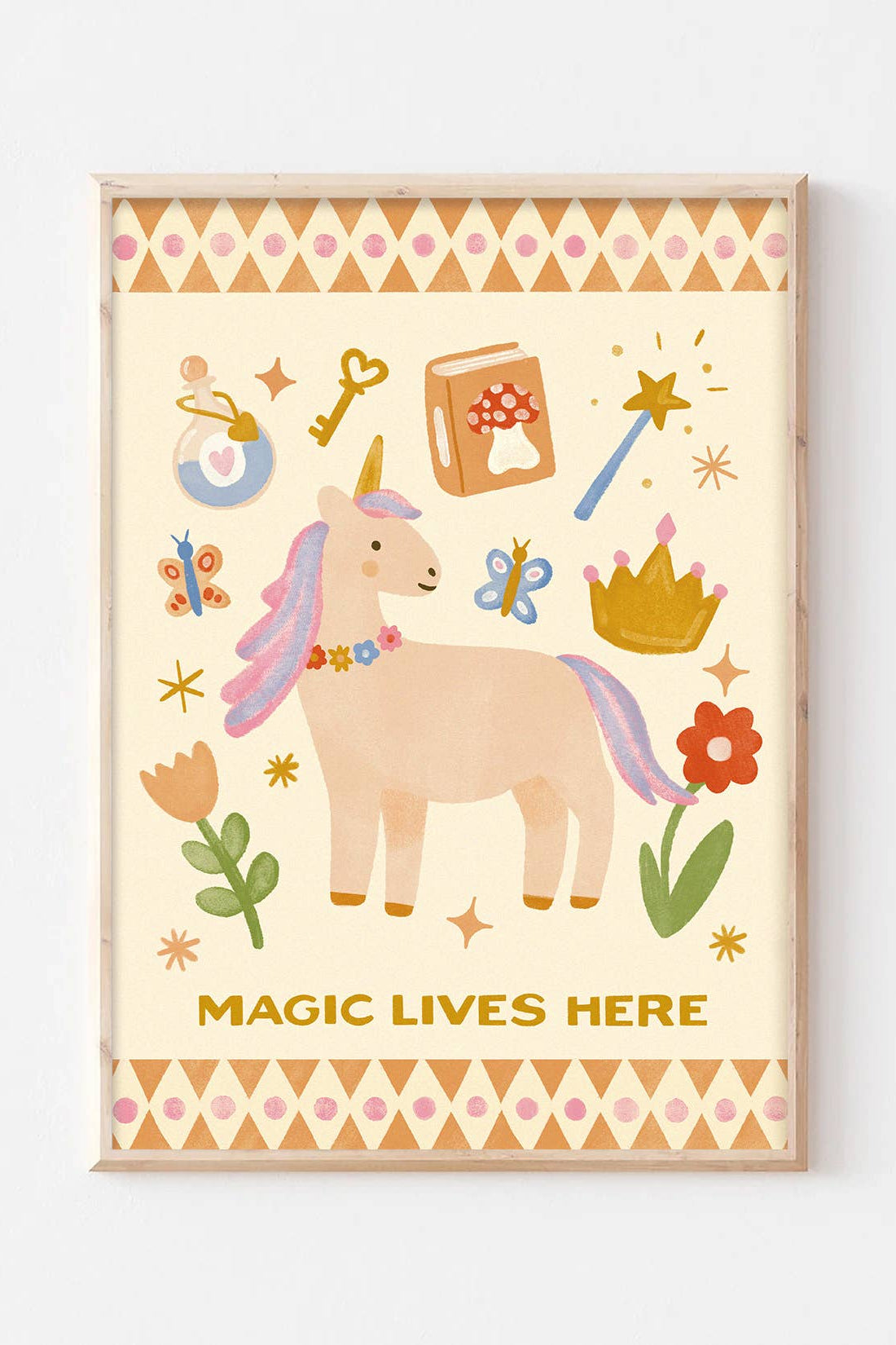 Lauren Sissons Studio - "Magic Lives Here" A3 Wall Art Print 