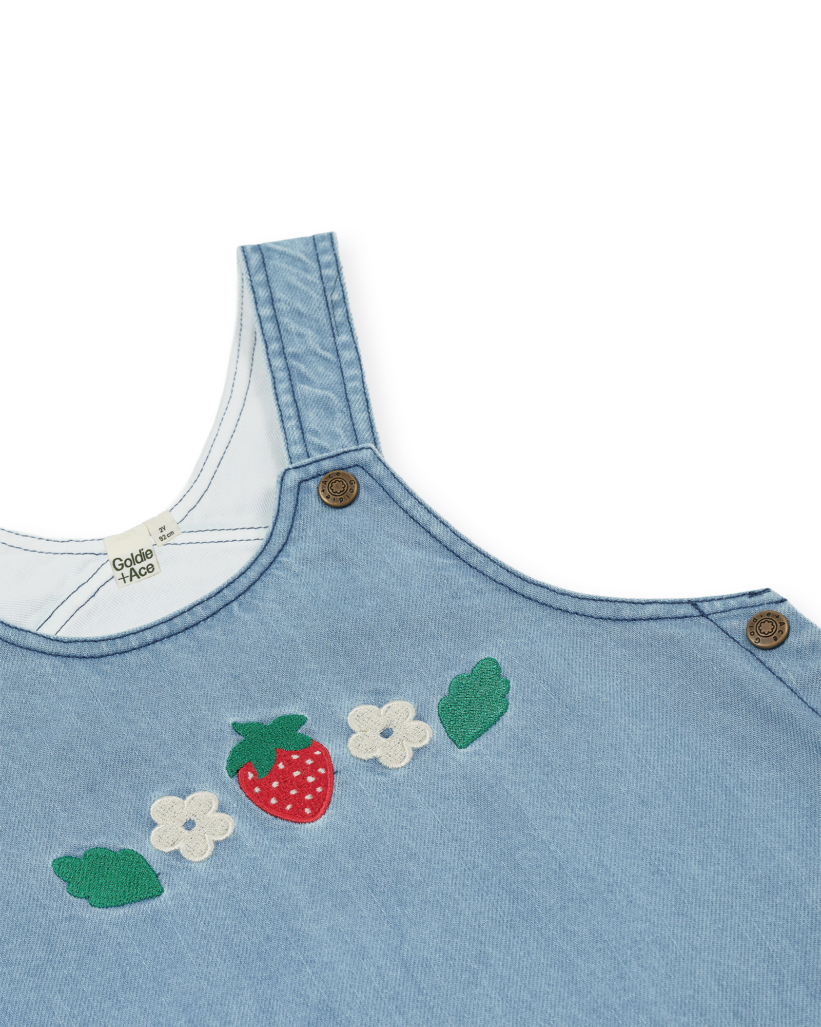 Goldie + Ace - Wild Strawberry Pinafore Dress