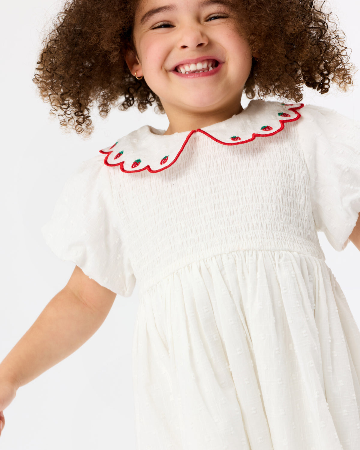 Goldie + Ace - Sweet Strawberry Flo Smocked Dress
