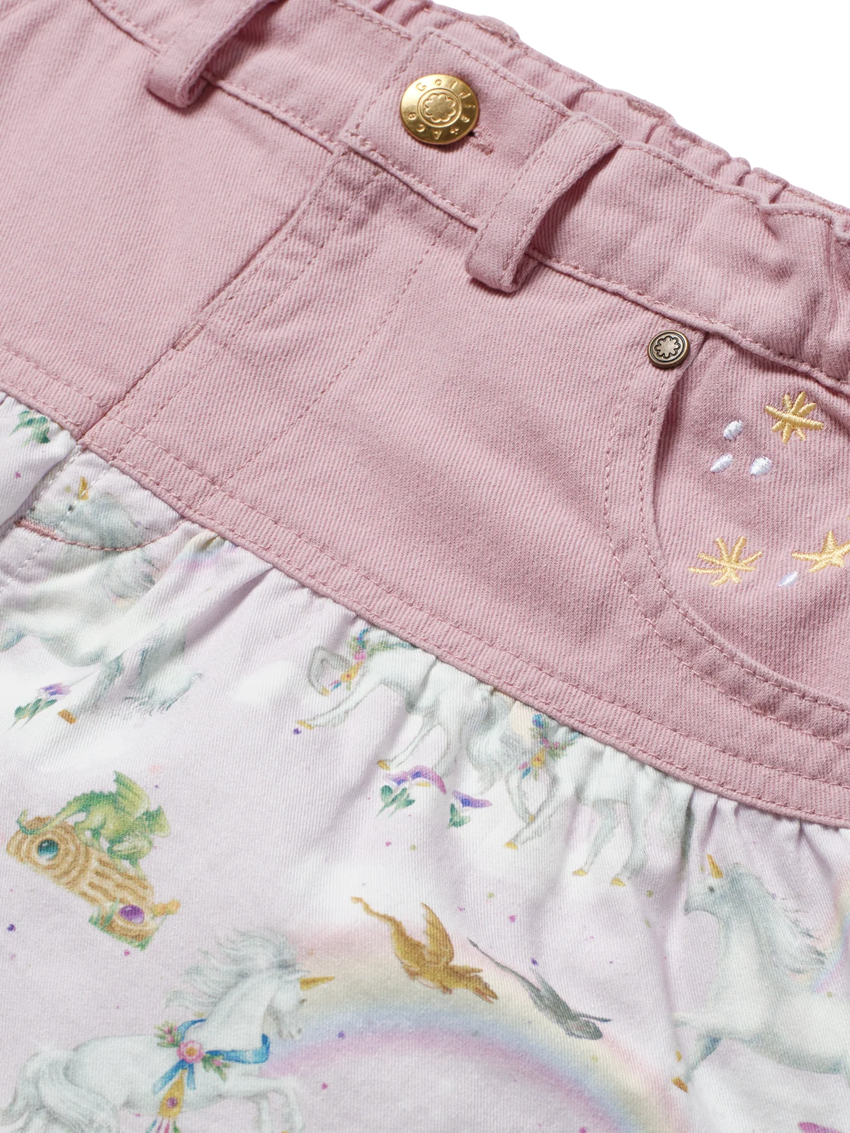 Goldie + Ace - Shirley Barber Unicorn Peplum Skirt