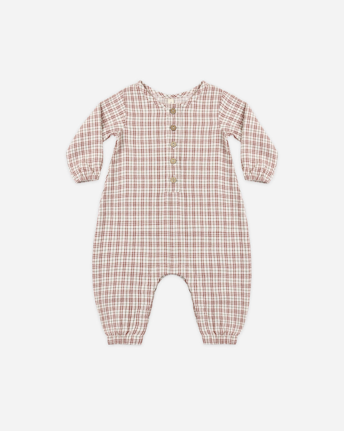 Quincy Mae Woven Jumpsuit Christmas Plaid