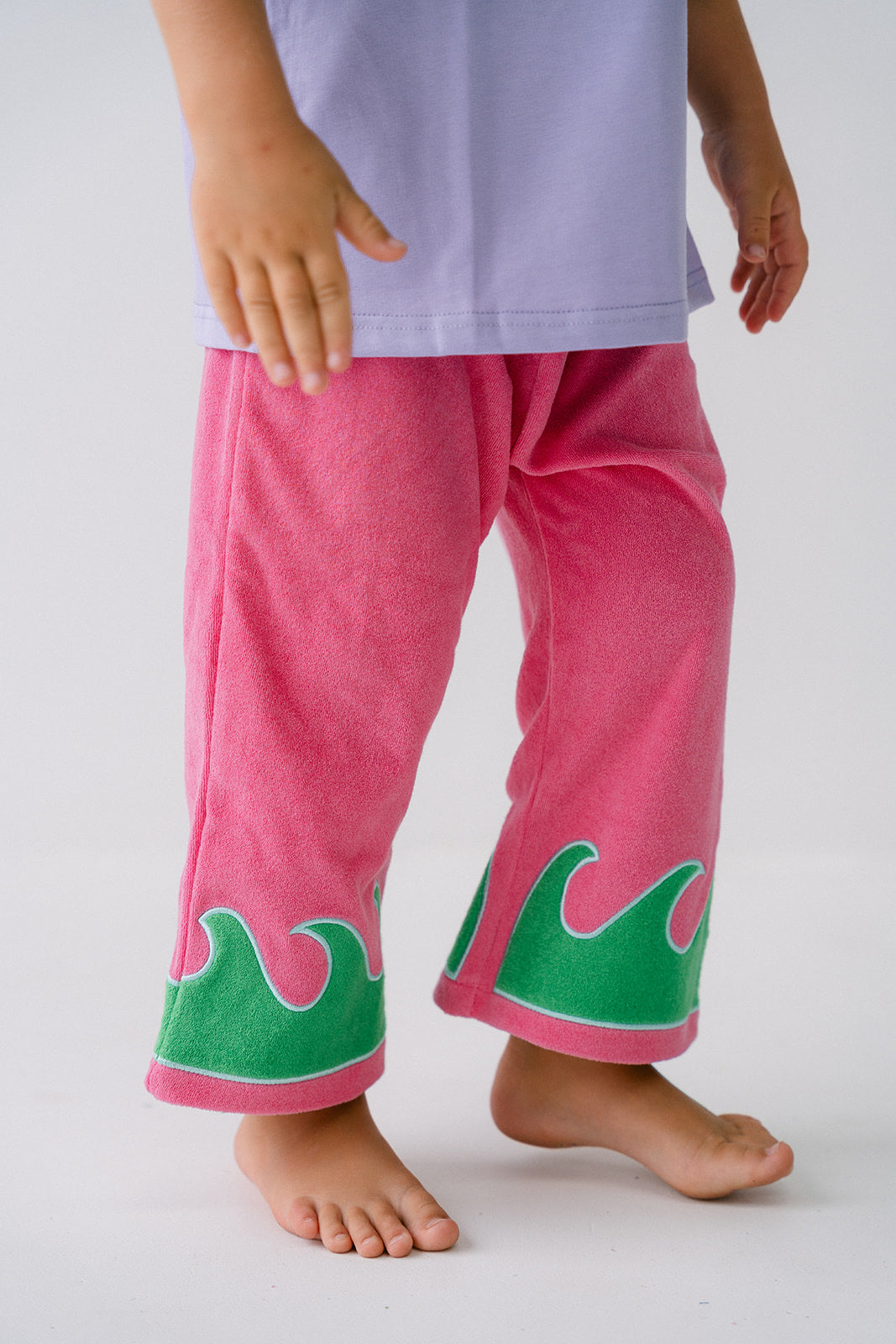 Spicy Dugong - Wave Party Pants Pink/Green