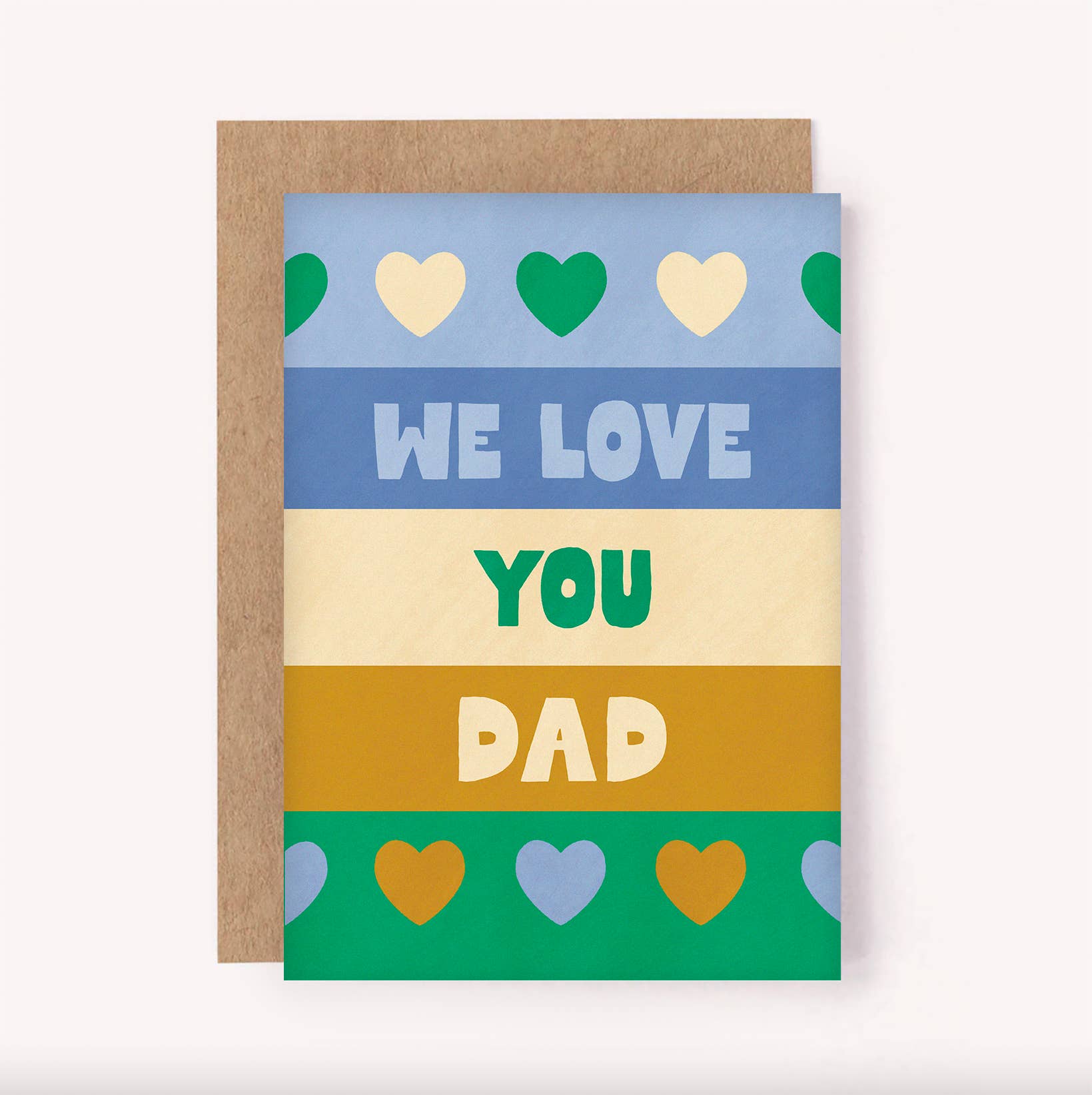 We Love You Dad Card - Father’s Day Greeting | Dad Birthday 