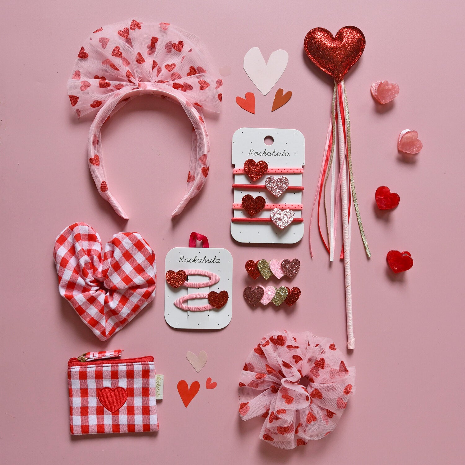 Rockahula - Gingham Love Heart Mini Purse
