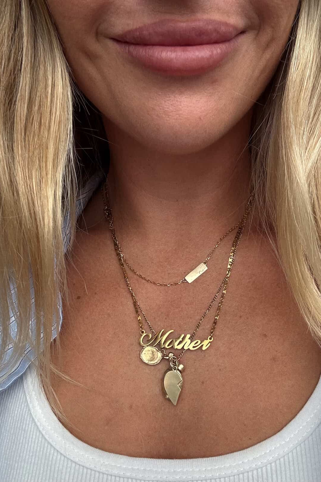 Aelia - Mother Necklace 18k Gold Plated