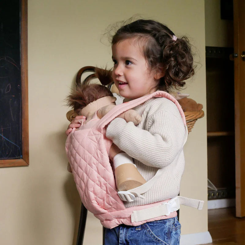 Olli Ella - Dinkum Dolls Quilted Carrier Rose